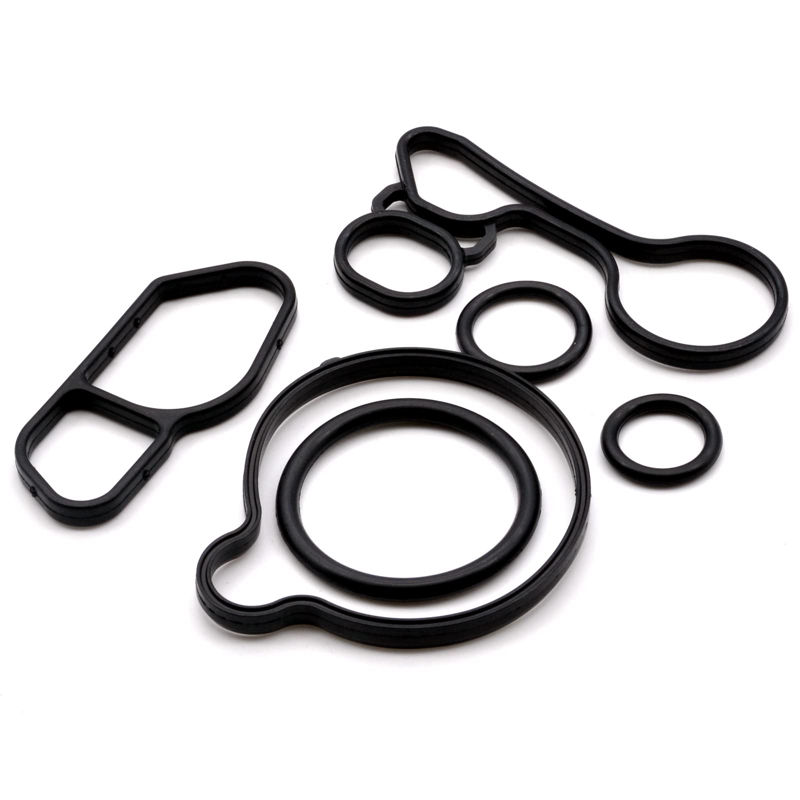 HAOTOM Engine Oil Cooler Filter Housing Gasket Set Compatible For Chevrolet Cruze Limited Sonic Trax 1.4L Turbo 2011-2018 Buick