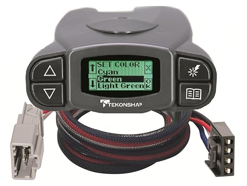 Tekonsha P3 Brake Control + Wiring Harness For Toyota 4Runner, Landcruiser, Sequoia, Tundra Tacoma & Lexus Lx570 Gx460 Lx470 Gx470. Controller + Plug/Play Wire Kit.