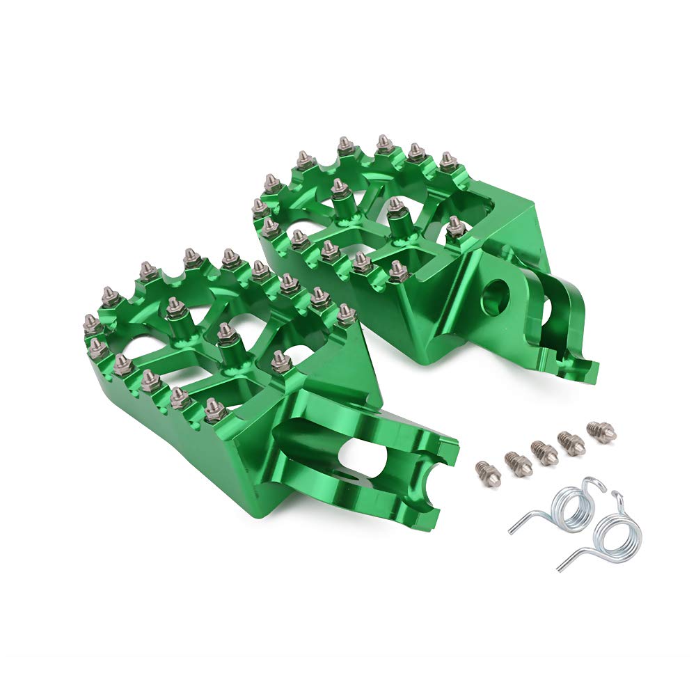 Anxin Dirt Bike Foot Pegs Footpegs Footrests Foot Pedals Rests Cnc For Kx250F 06-18 Kx250 Kx 250 19-24 Kx450F 07-18 Kx450 19-24