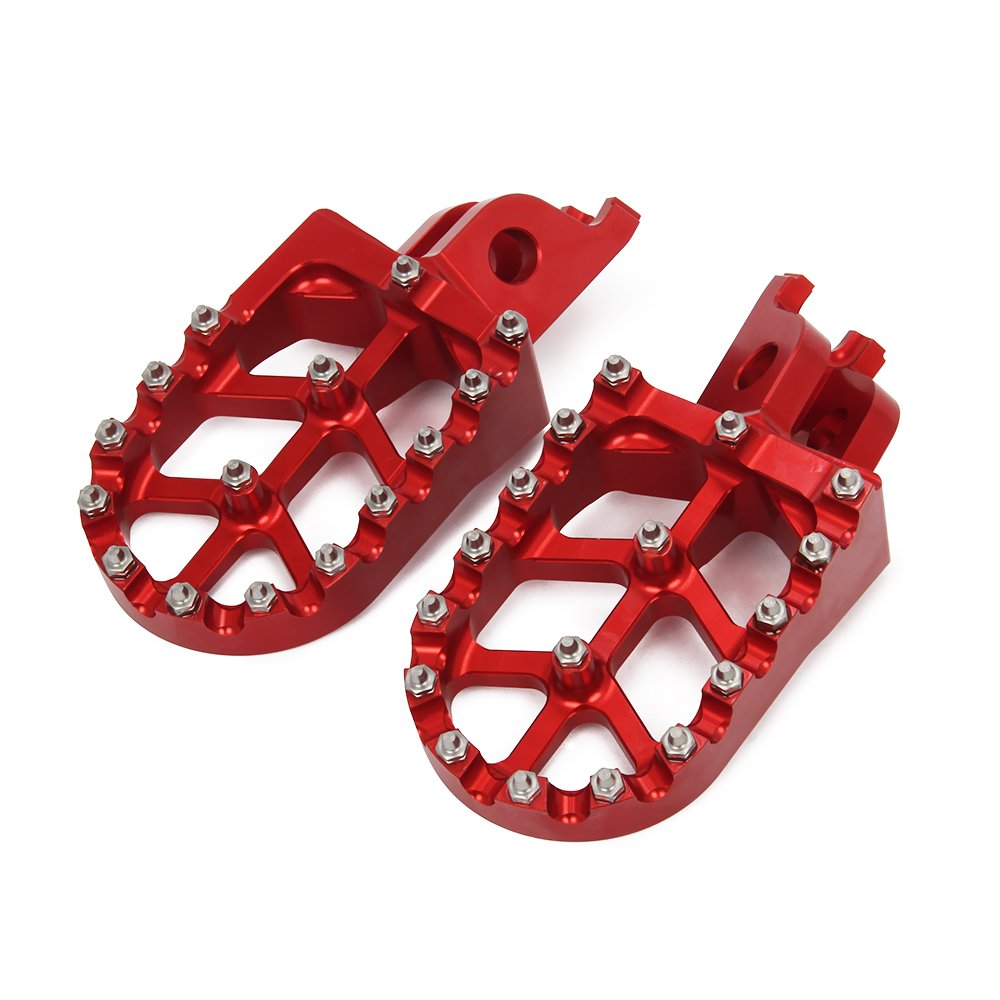 JFG RACING Dirt Bike Foot Pegs Motorcycle Footpegs Foot Pedals Rests CNC For CRF150R 07-23 CRF250R 04-23 CRF450R 02-23 CRF250L 1