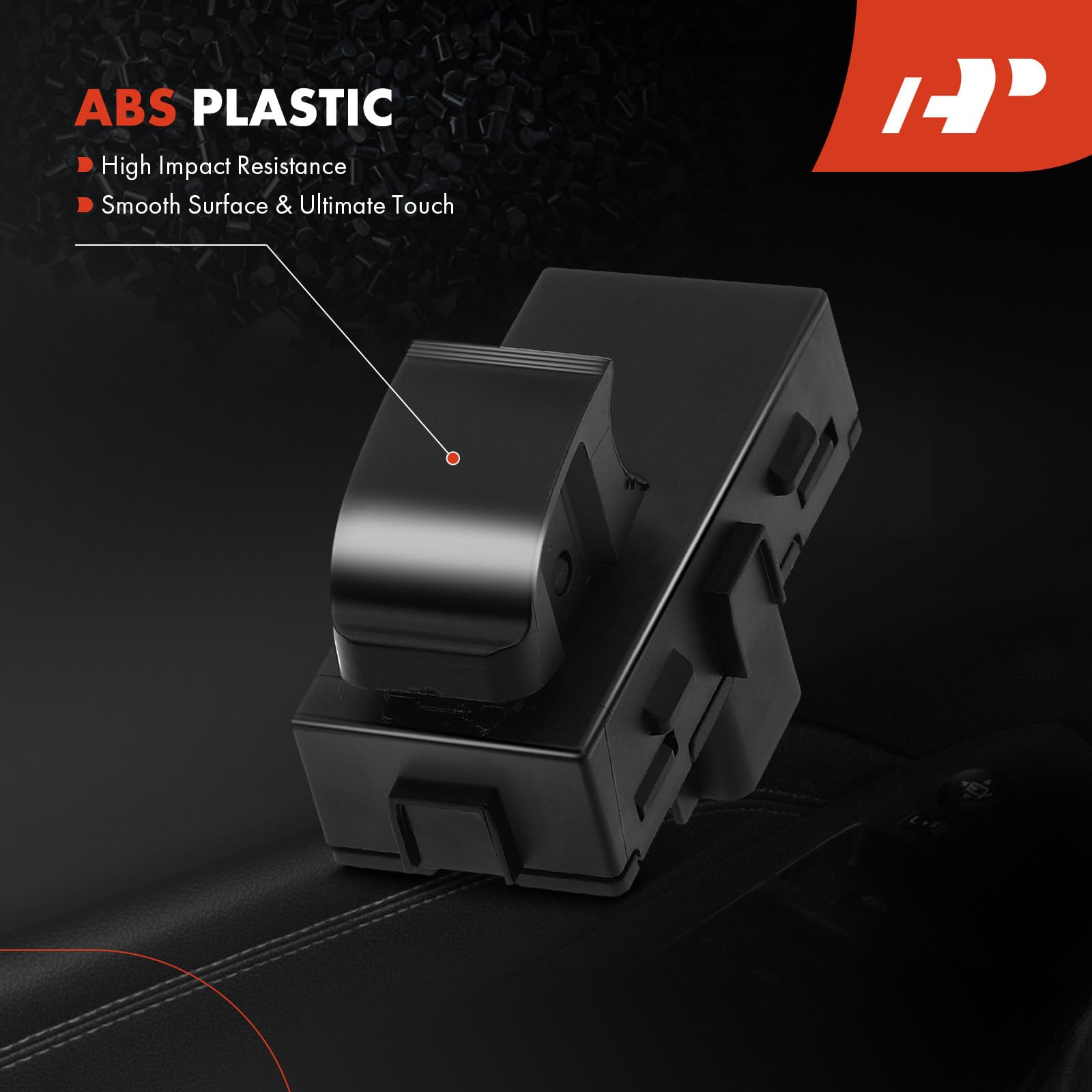 A-Premium Rear Side 2-Pc Set Window Switch Compatible With Chevrolet Silverado 1500 2500 Hd 3500Hd, Traverse & Gmc Sierra 1500,