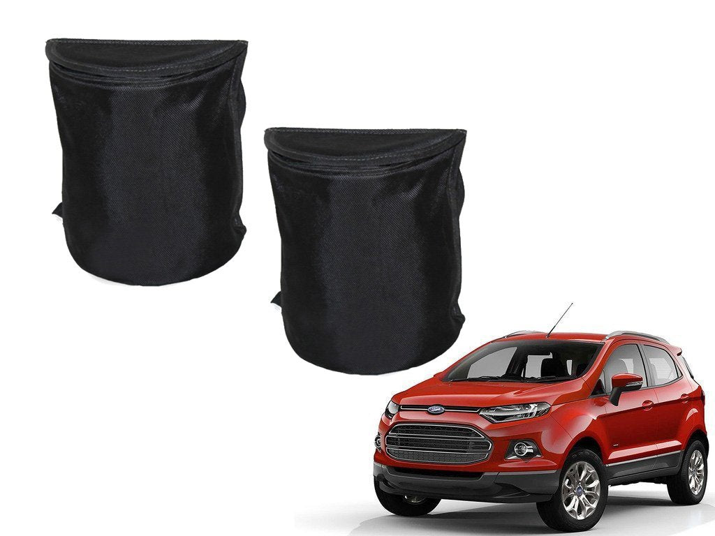 Kozdiko Semi Cylindrical Car Dustbin Set of 2 Pcs for Ford Eecosports