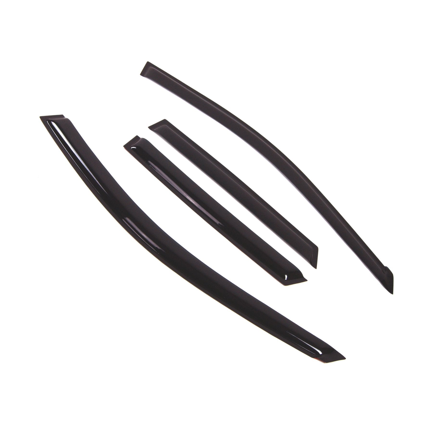 Tuningpros Outside Mount Window Vent Visors Rain Guards Compatible With Nissan Murano 2003-2007 | Side Window Wind Deflectors Ra