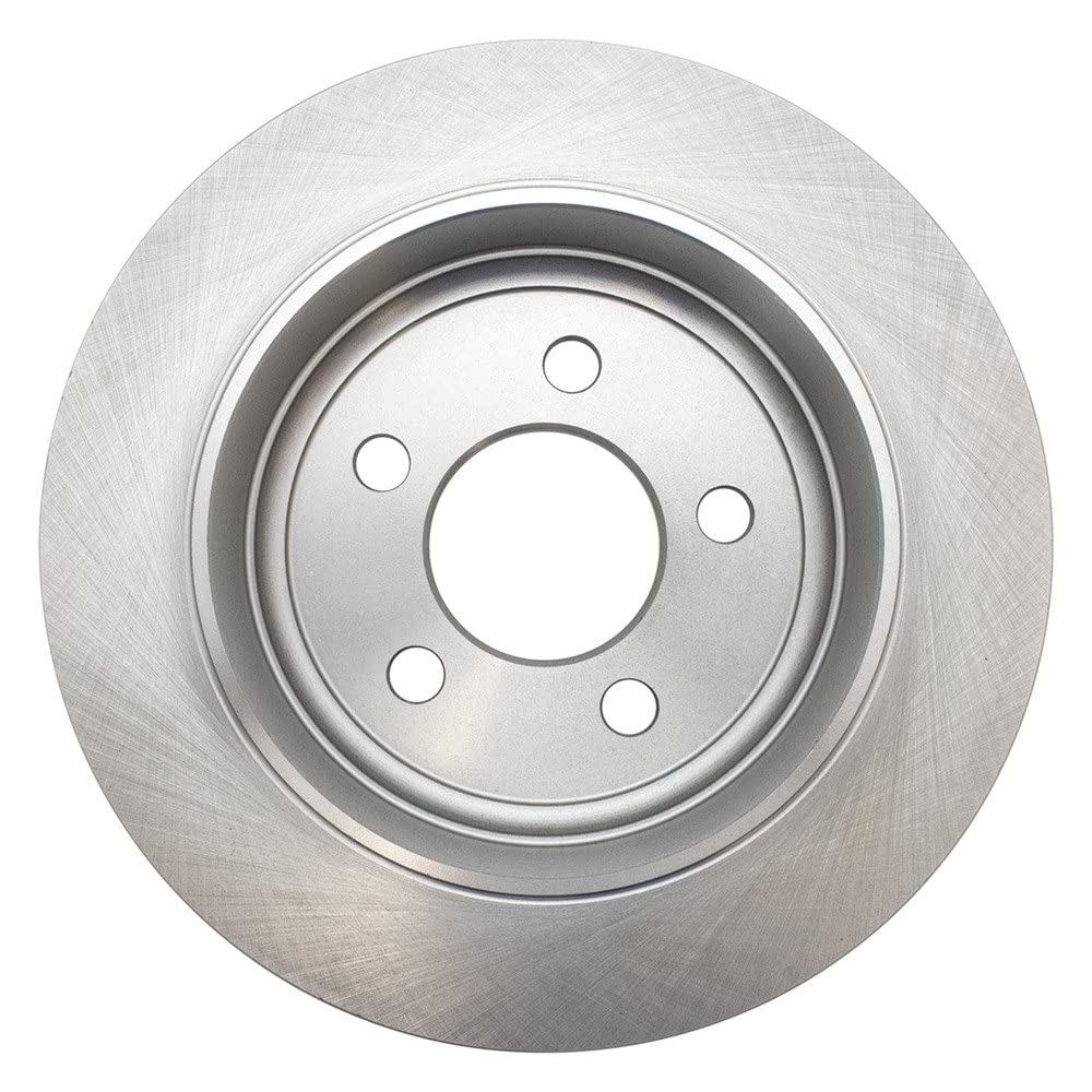 Trq Rear Brake Rotors Set Solid Compatible With 2003-2007 Jeep Liberty 2003-2006 Wrangler