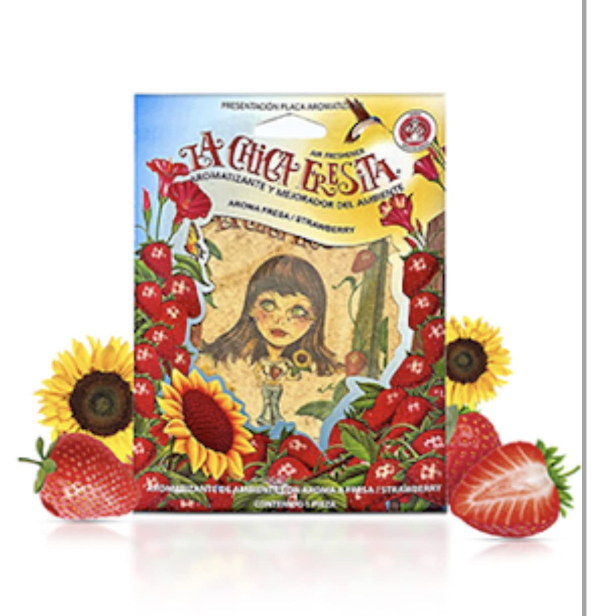 25 Pcs Strawberry La Chica Fresita Air Fresheners Aromatizante Fresa