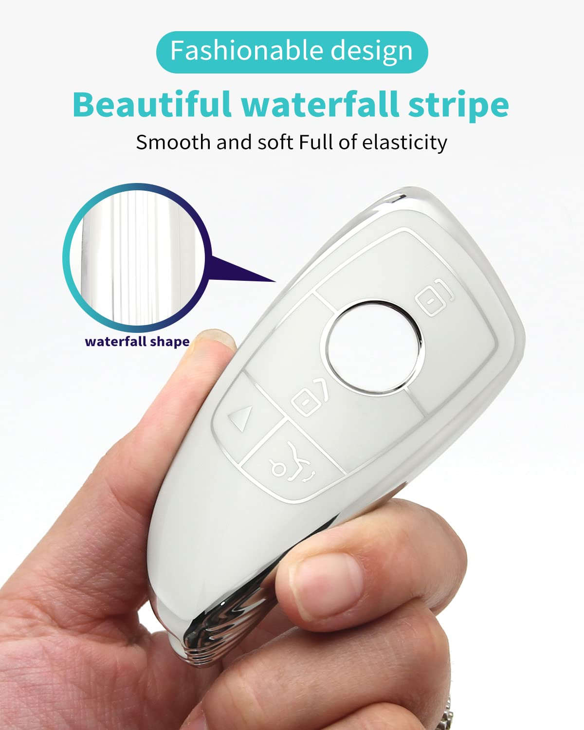 Haoyoumei Advanced Soft Tpu Key Cover Suitable For Mercedes Benz C E R S G S Cls Clk Glc Ml Gle Gls Sl Slr Maybach Mclaren Amg S