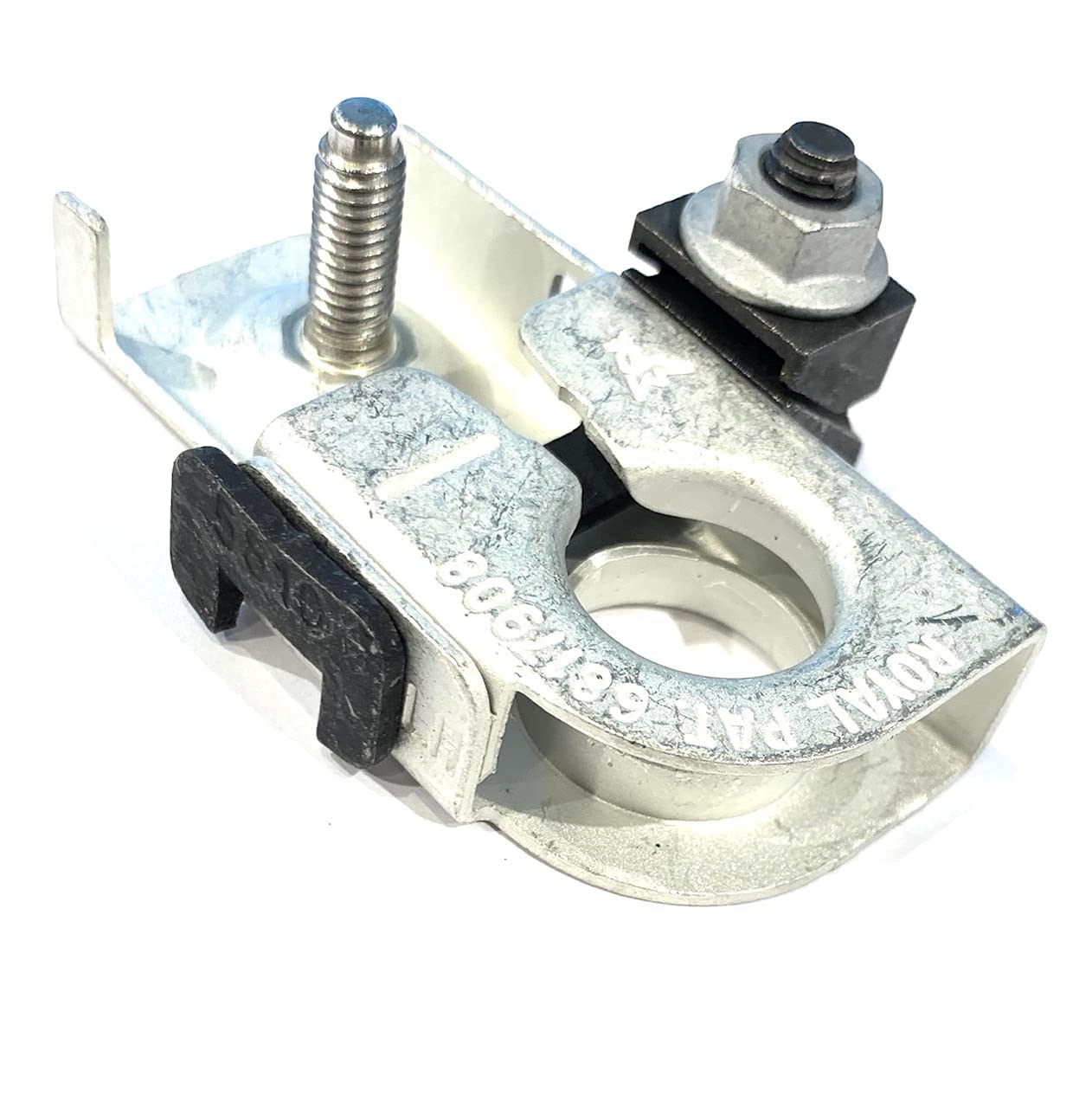 EAPP BT4Z-14450-BA Negative Battery Terminal Clamp, Alloy Steel, Black