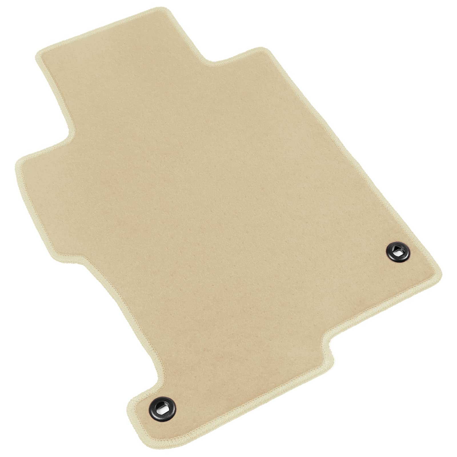 IKON MOTORSPORTS Floor Mats for 2013-2017 Honda Accord Sedan, Beige Nylon 4-Piece Set, Factory Fitment Replacement Liner Carpets