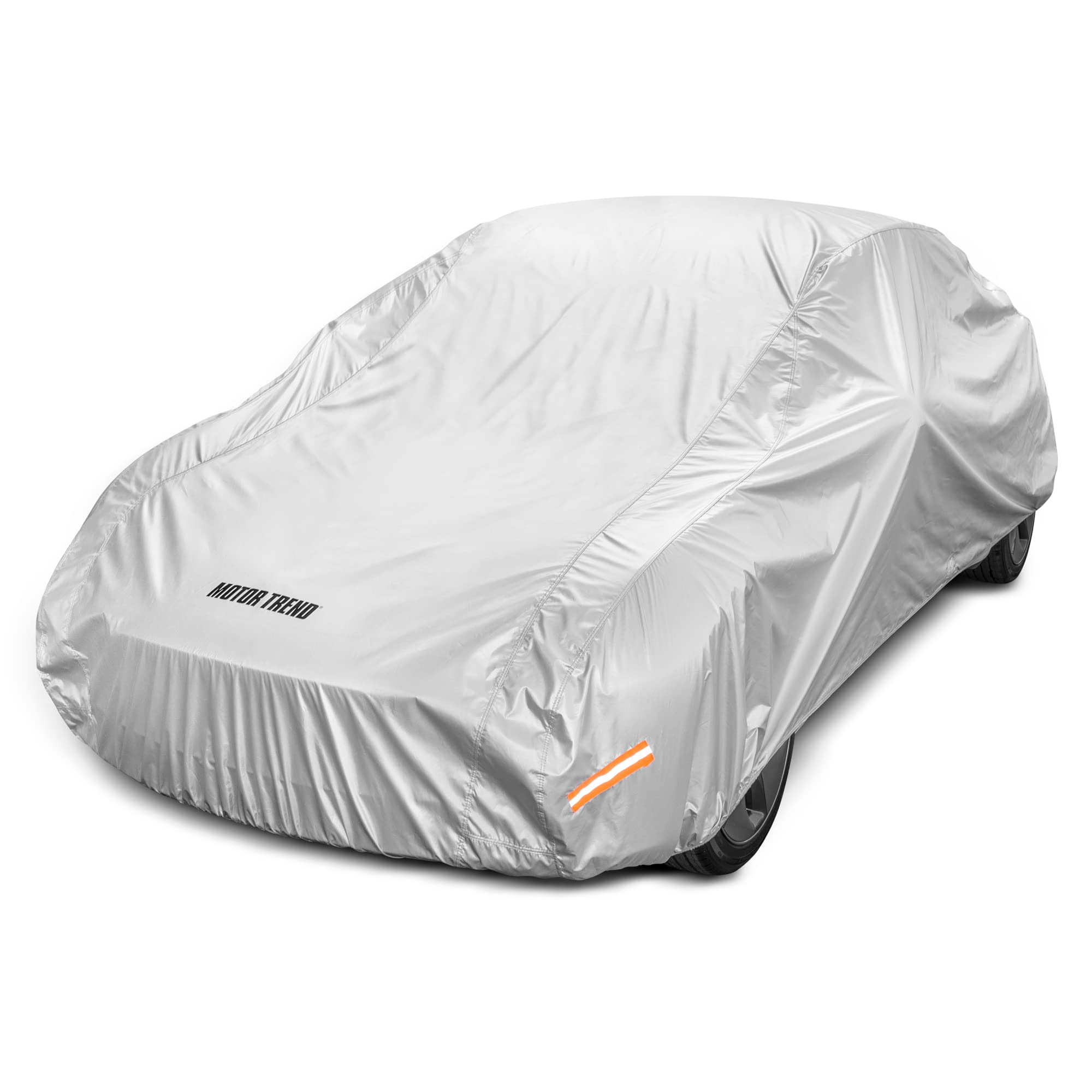 Motor Trend Safekeeper All Weather Car Cover - Advanced Protection Formula - Waterproof 6-Layer For Outdoor Use, For Sedans Up T