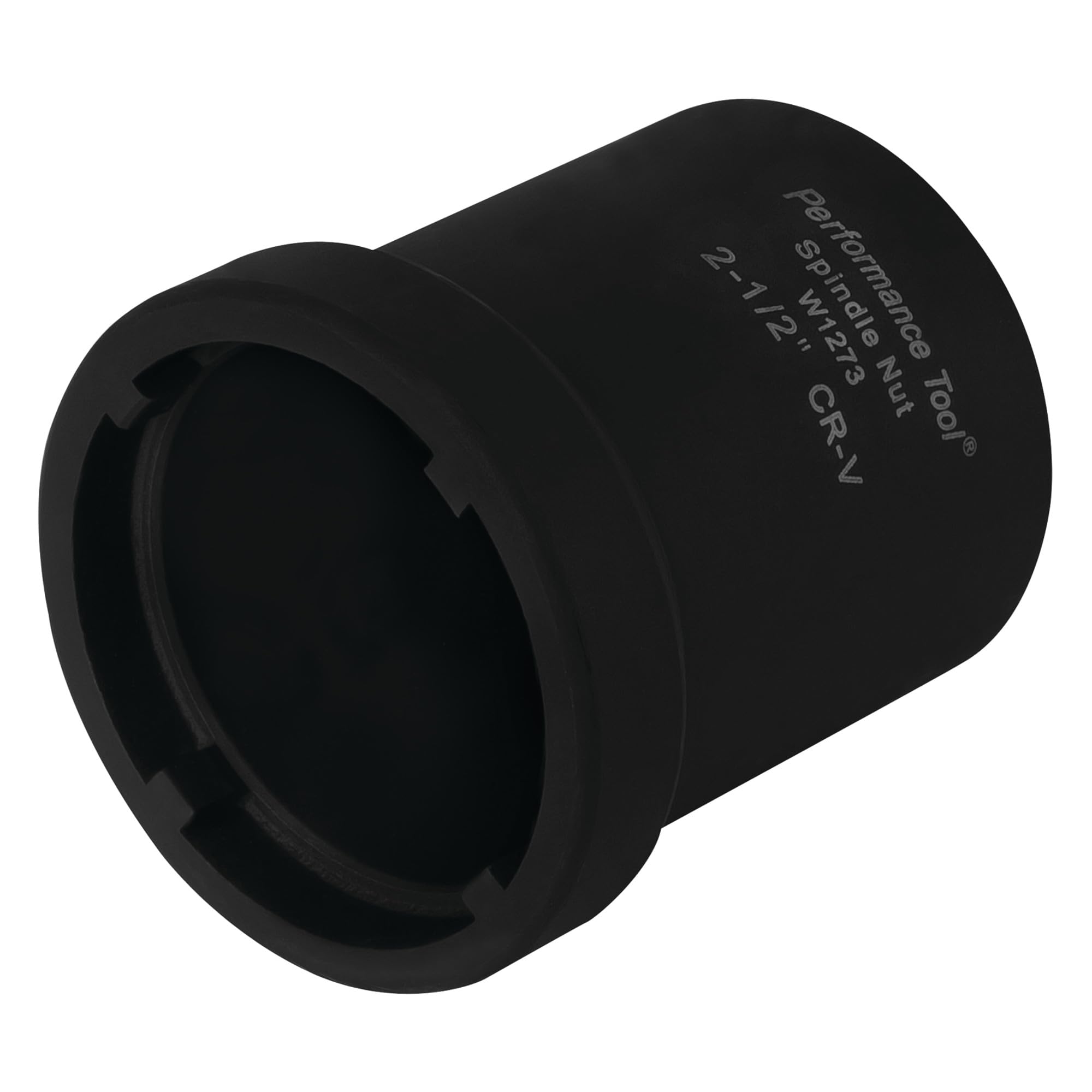 Performance Tool W1273 2-1/2" Lock Nut Socket, 1/2" Drive, Metal, Black