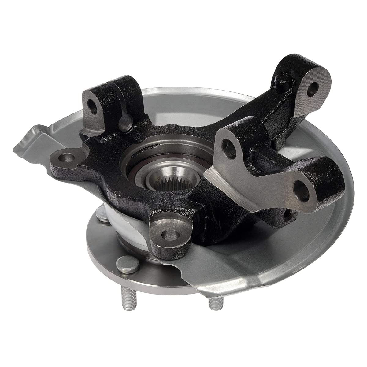 Autoshack Front Steering Knuckle & Wheel Bearing Hub Assembly 5 Lugs With Abs Driver Side Replacement For 2007-2017 Jeep Patriot Compass 2007-2012 Dodge Caliber 1.8L 2.0L 2.4L 4Wd Awd Fwd Kn798413