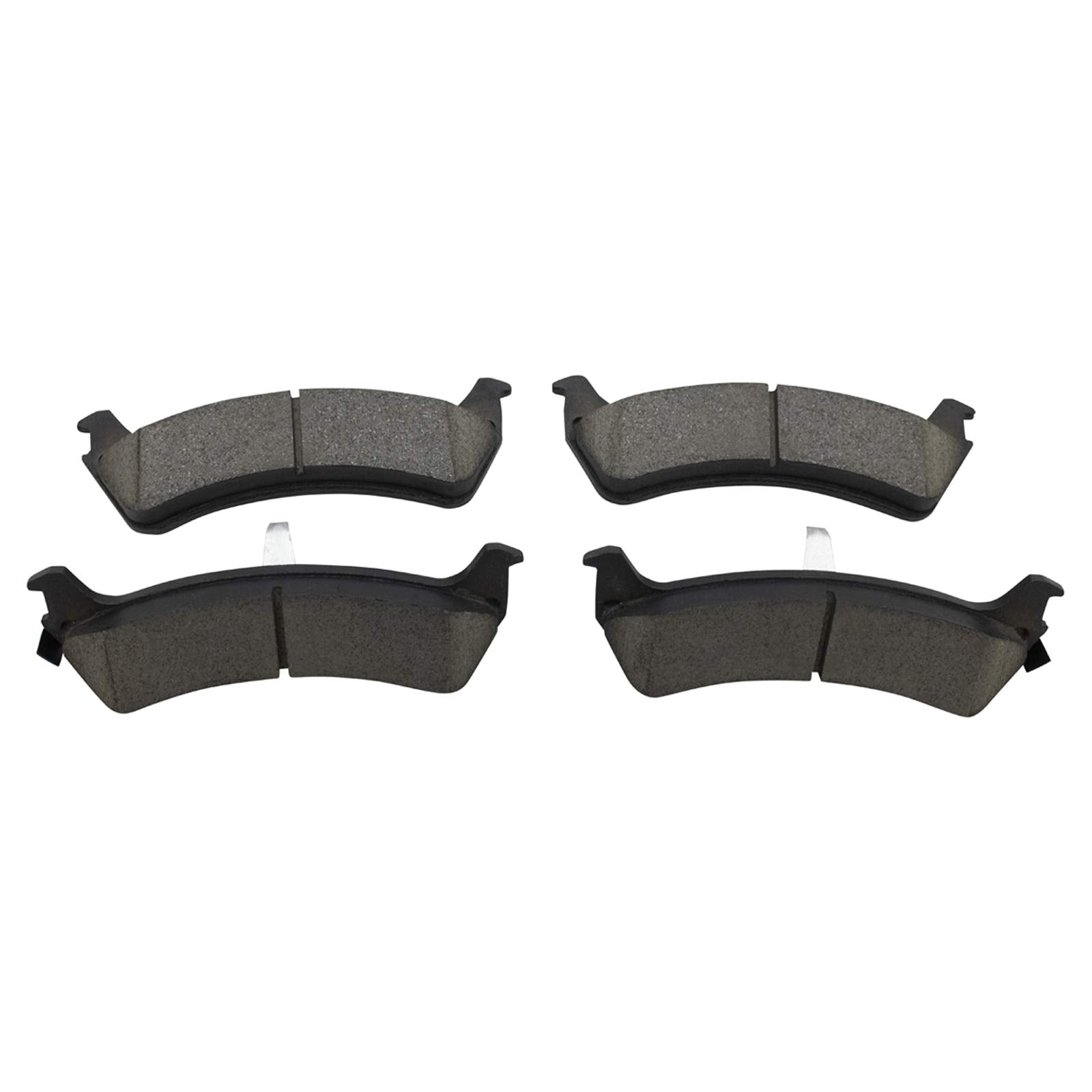 TRQ Rear Brake Pads Ceramic Compatible with 1995-2001 Ford Explorer 2001-2003 Explorer Sport 2003-2005 Explorer Sport Trac 1998-