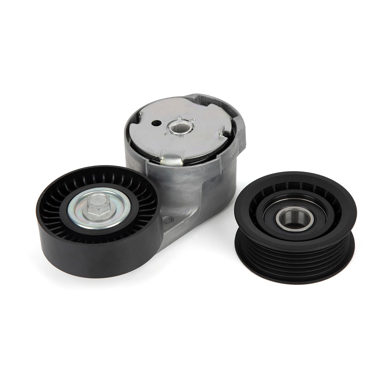 Baxzl 39282 + 38082 Drive Belt Tensioner Pulley with Idler Pulley for Dodge Grand Caravan Charger Durango Journey Ram 1500 2500 