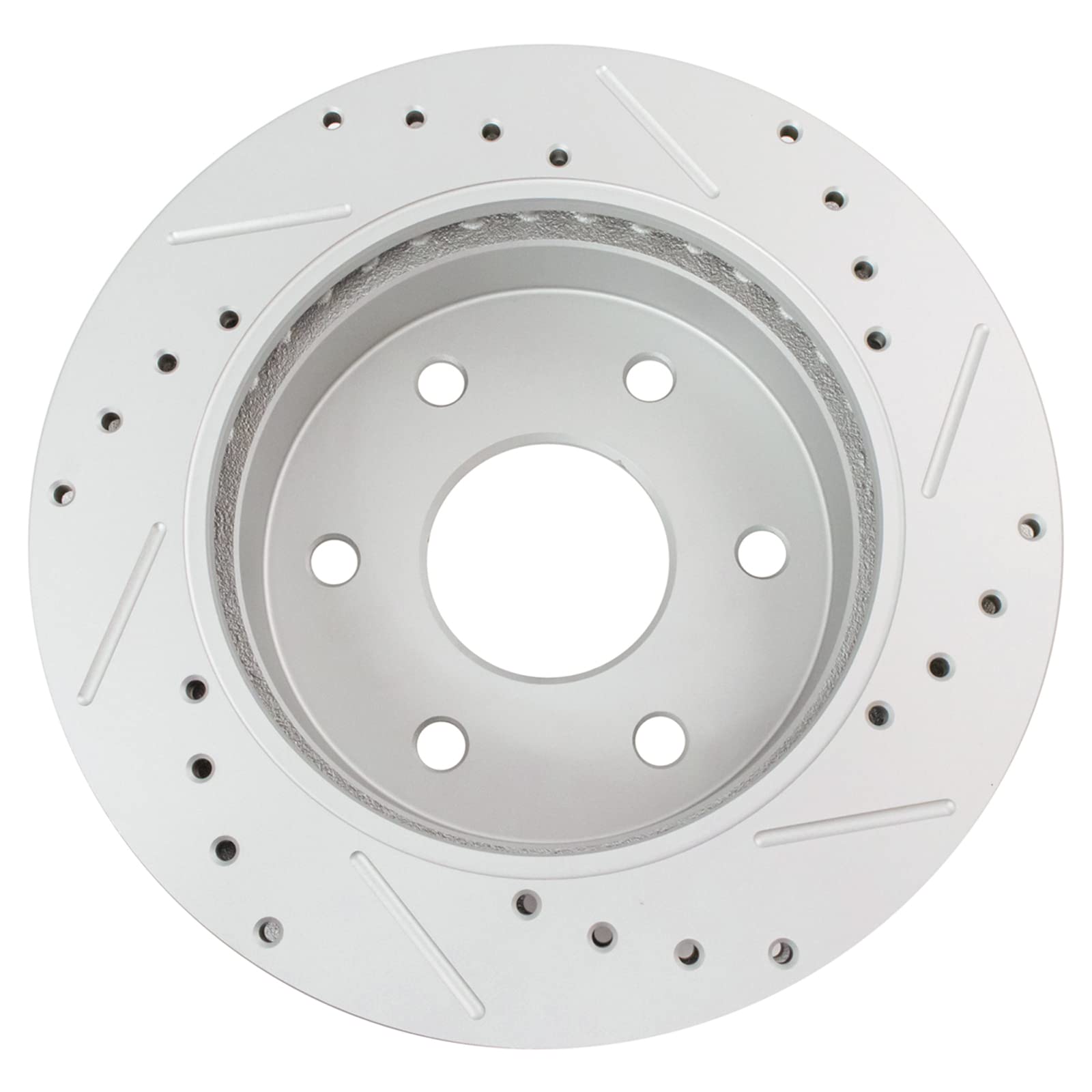 Trq Front Performance Brake Rotor Drilled Slotted Pair Set For Blazer Full Size/Escalade / K1500 Truck / K2500 Truck/Suburban K1