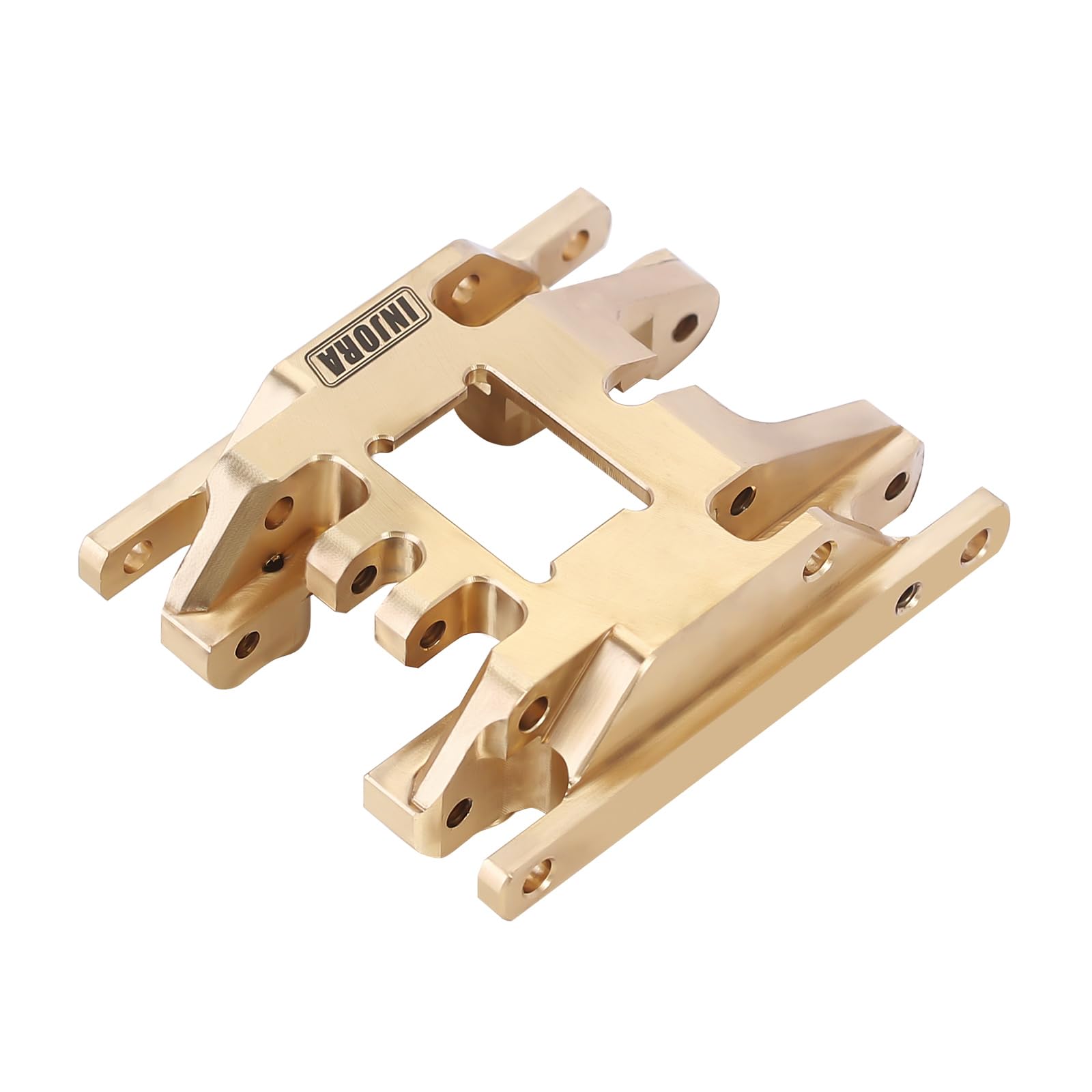 Injora Brass Skid Plate Transmission Mount Cnc Upgrade For Trx4M 1/18 Rc Crawler, 53G