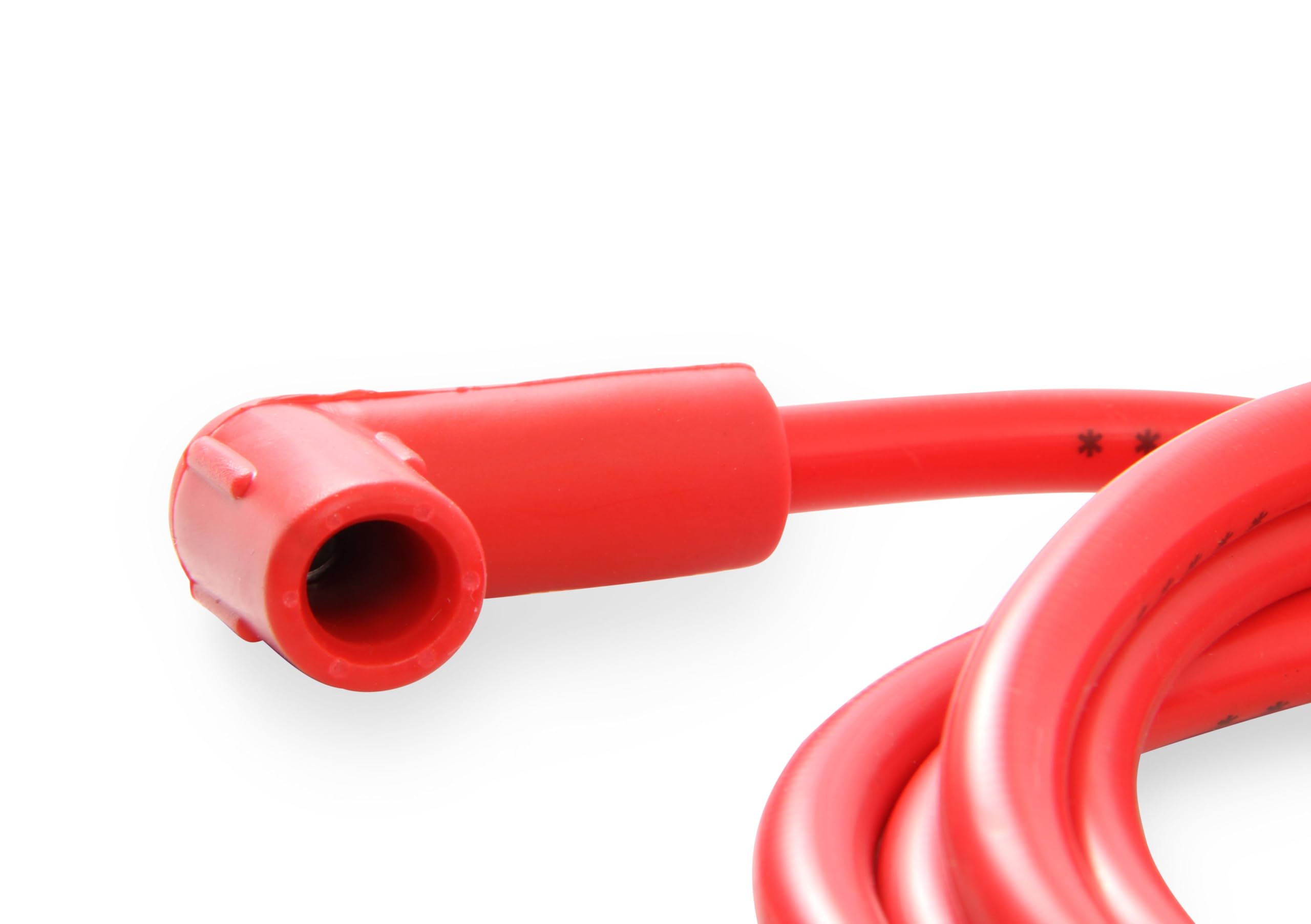 Accel 170500R Single Wire Replacement Kit - Straight And 90° Spark Plug Boots - Universal - Red