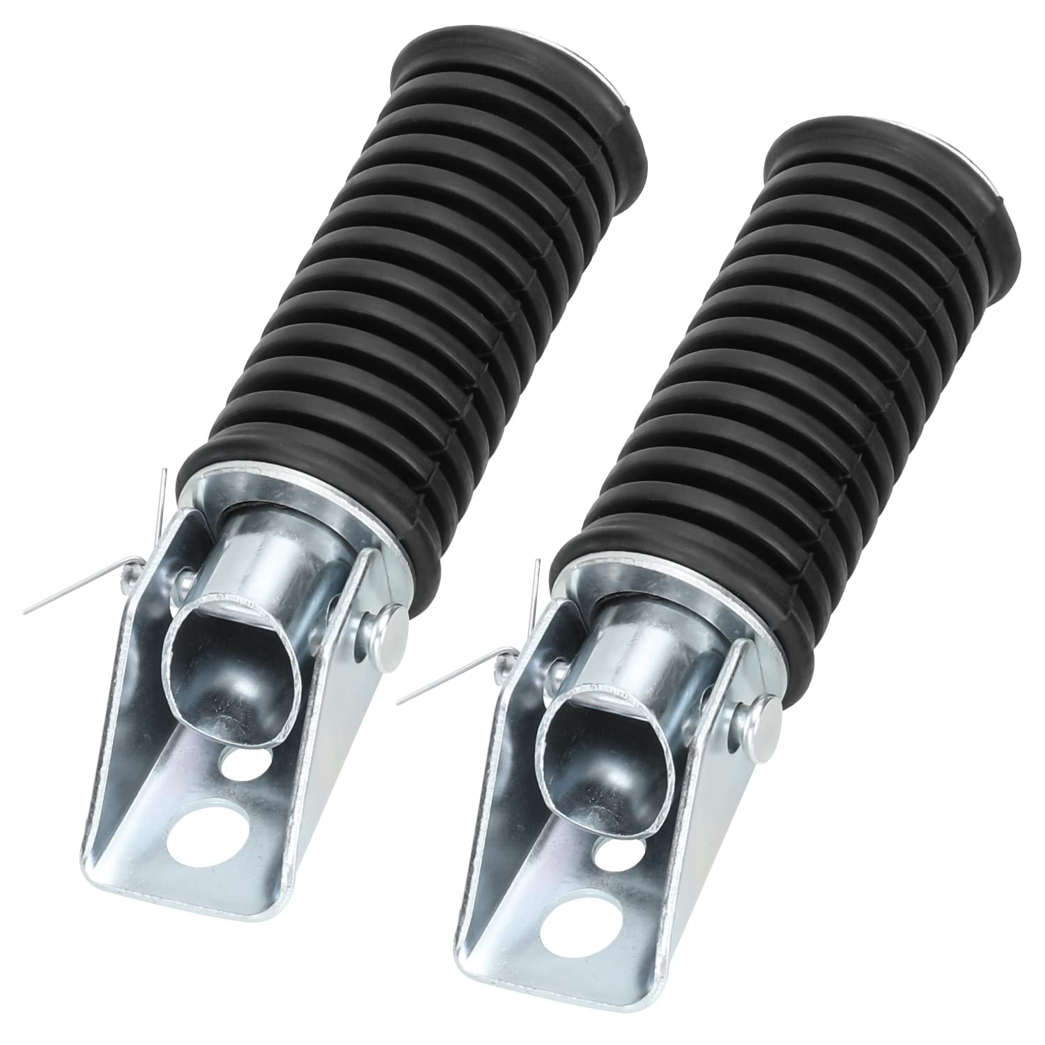 Yoxufa Mini Bike Foot Pegs Foot Rest Pedal For Predator 212Cc 196Cc 6.5Hp Baja Warrior Massimo Trailmaster Champion Ct70 Kz650 X