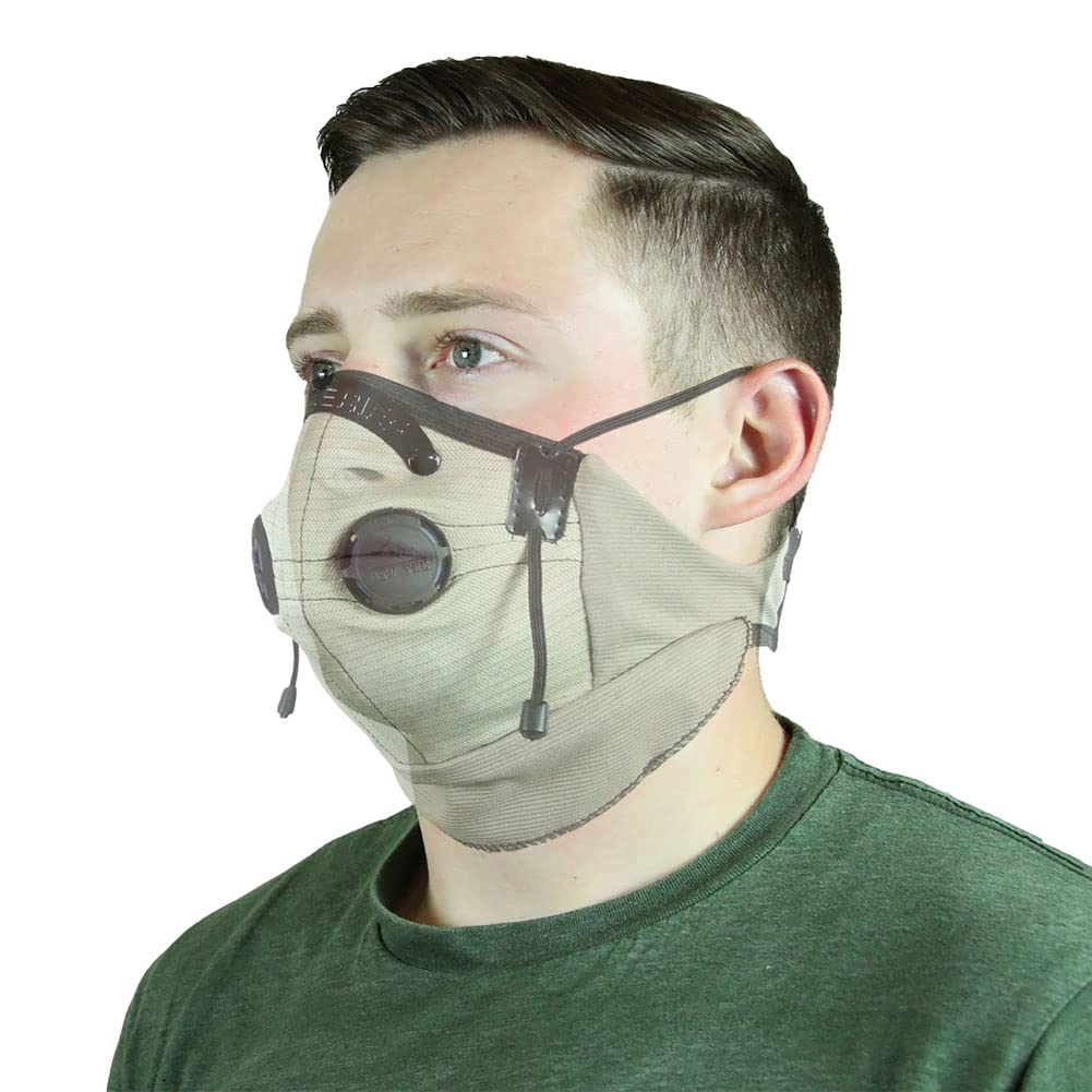 ATV TEK Pro Series Rider Dust Mask - Filtered, Universal Fit, Tan/Black, Model PSRDM1, 1 Count