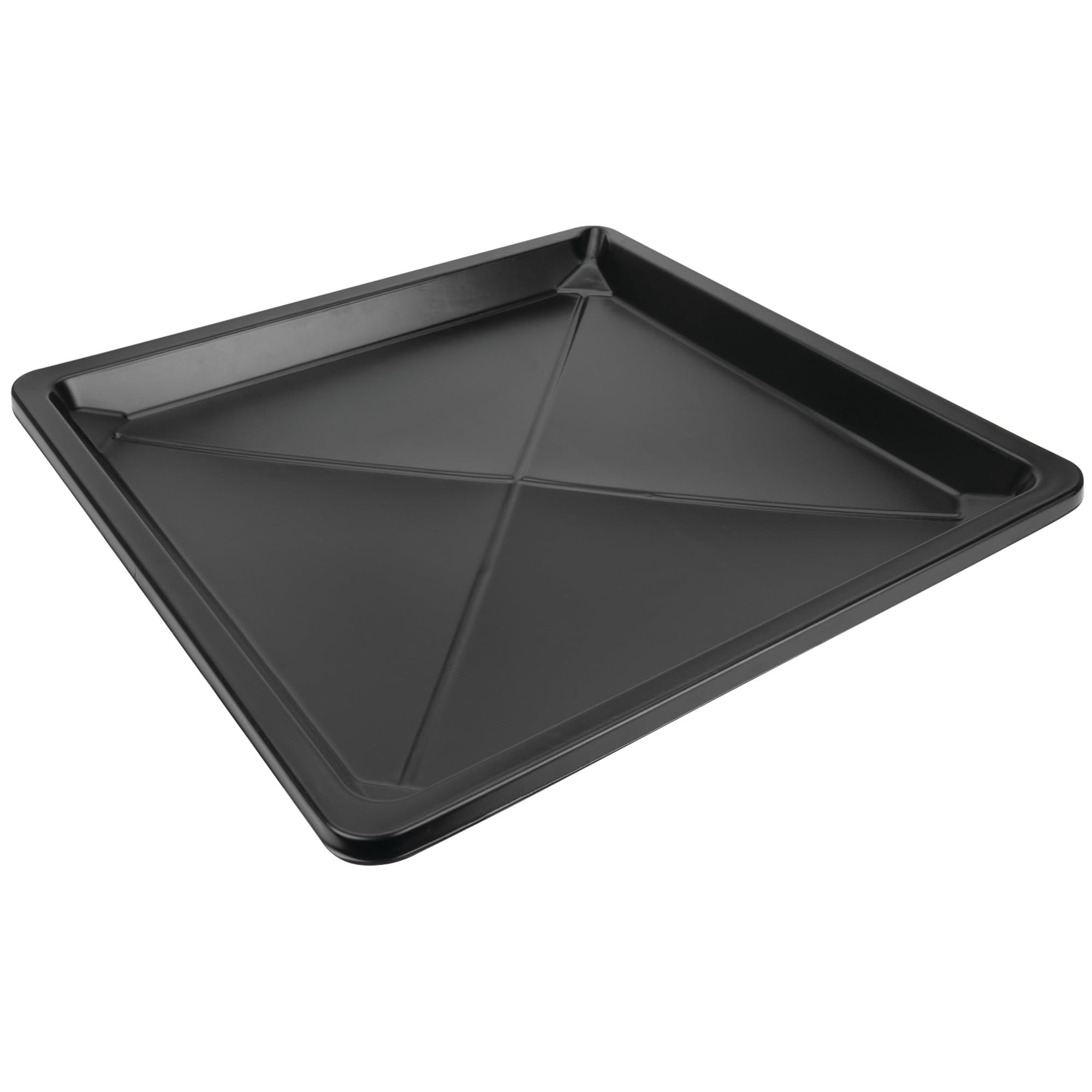 Performance Tool W4062 22 Inch by 22 Inch Plastic Drip Pan - Chemical-Resistant Polypropylene for Garage, Bath, Plumbing, Emerge