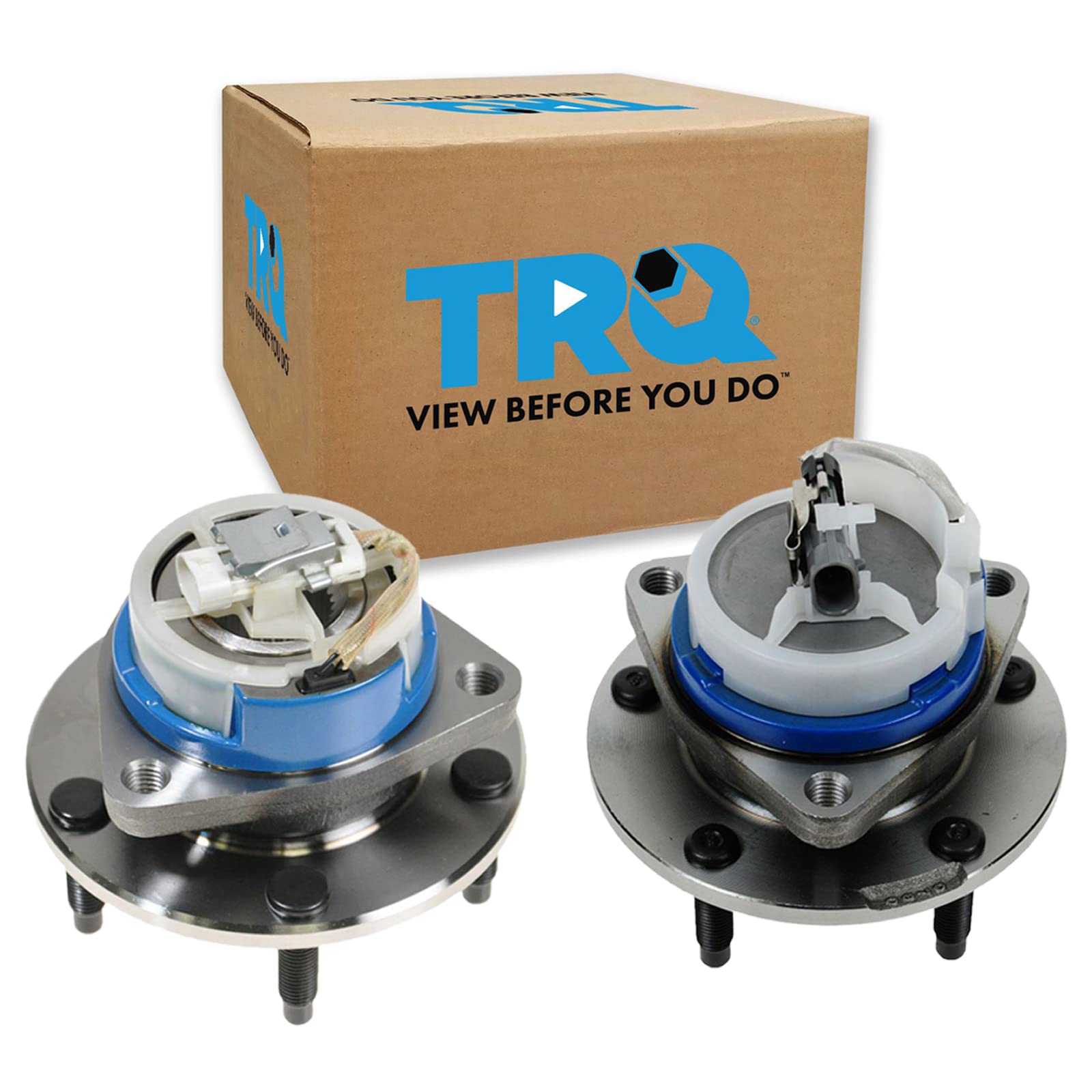 Trq Wheel Hub Bearings Assembly Set Compatible With 2004-2008 Cadillac Xlr 1997-2008 Chevrolet Corvette