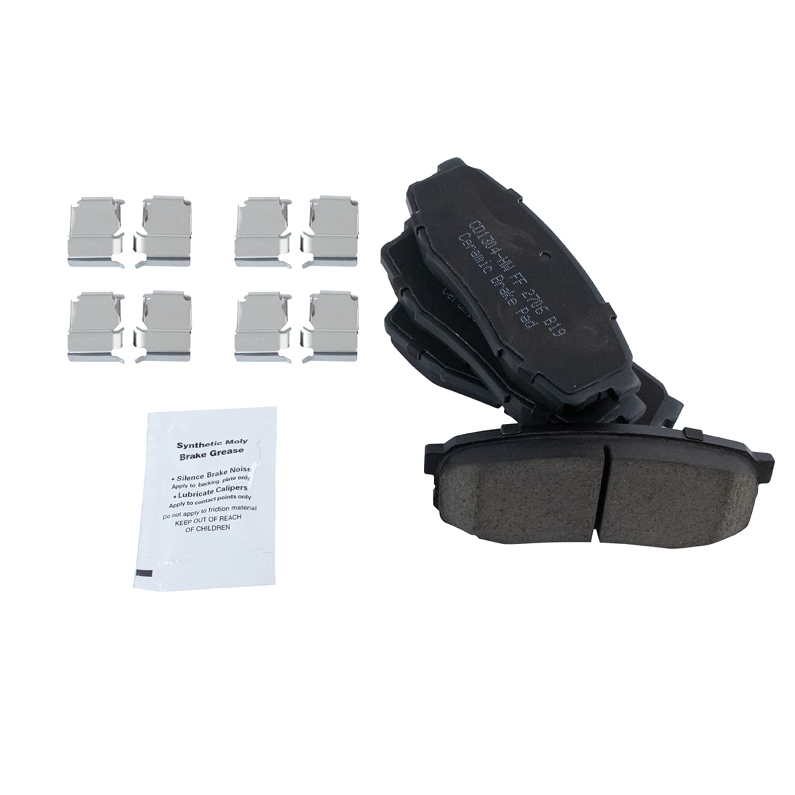 Trq Rear Brake Pad & Rotor Kit Brake Pads Brake Rotor Parking Brake Shoe Set Ceramic Compatible With 2008-2021 Lexus Lx570 Toyot