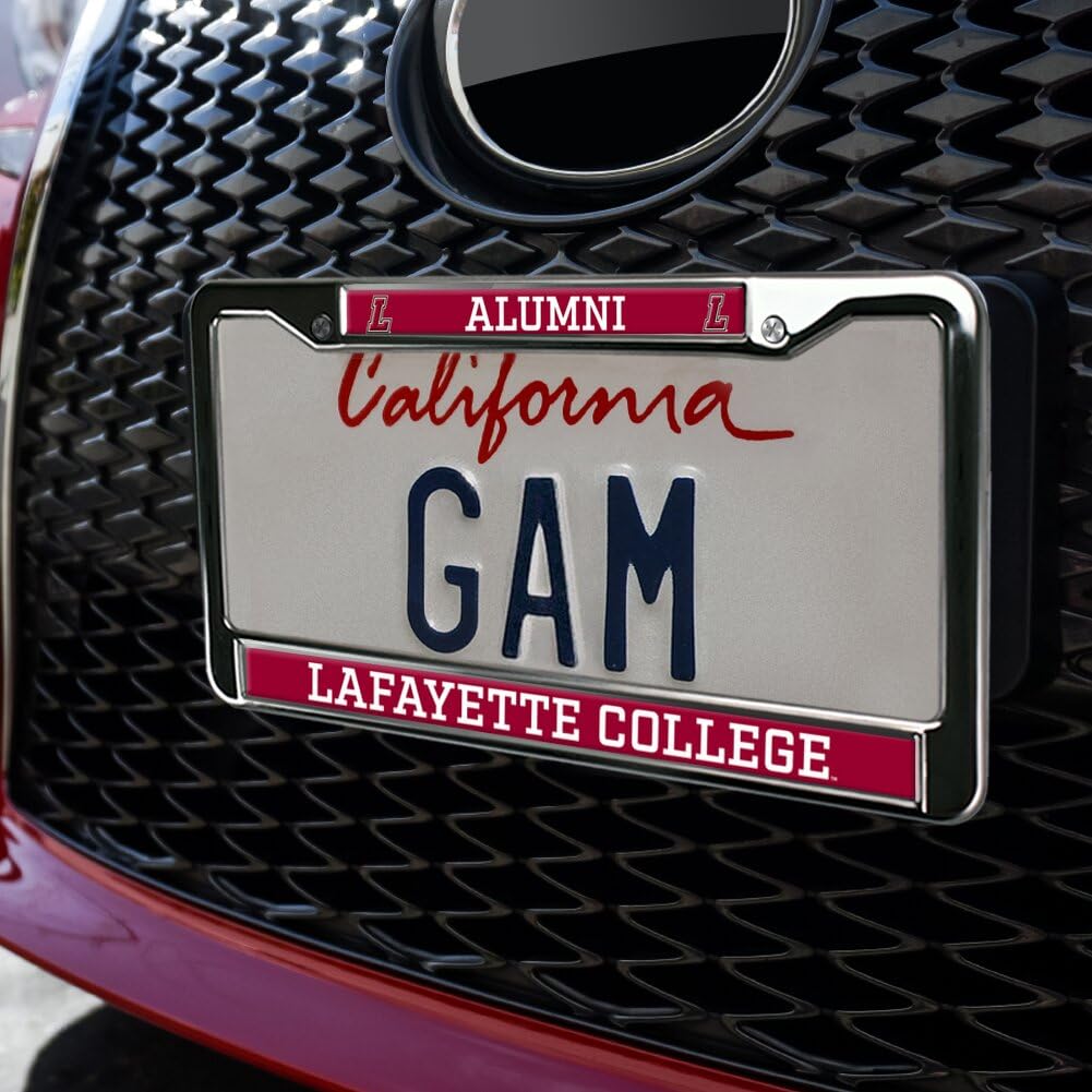 Lafayette College Alumni Full Size Standard License Plate Metal Frame