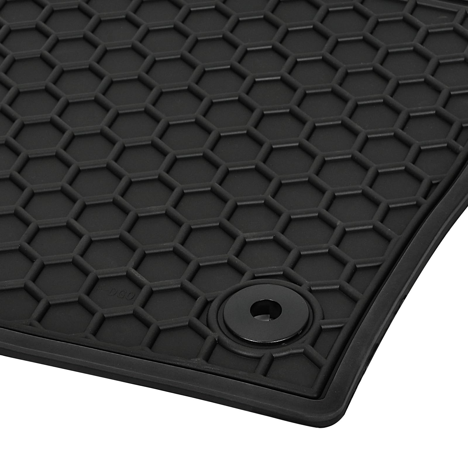 Matericuo Car Floor Mats Custom Fit For Volkswagen Vw Jetta 2010-2018 Sedan Full Black Rubber Auto Liner Mats All Weather Protec