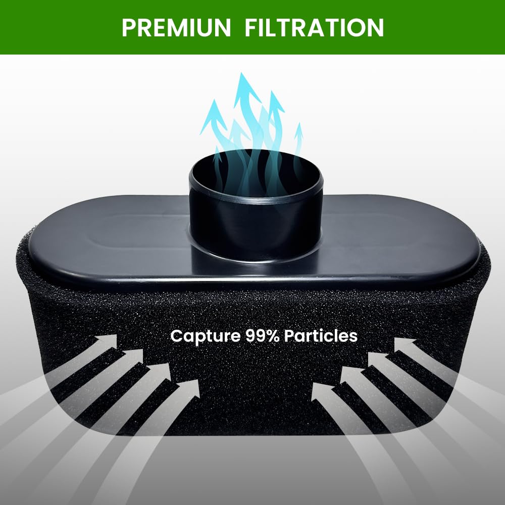 PureSturdy Air Filter 4 Pack for Kawasaki FR691V FR651V, Model 11013-0752, Paper Construction, Compatible with Multiple Engines