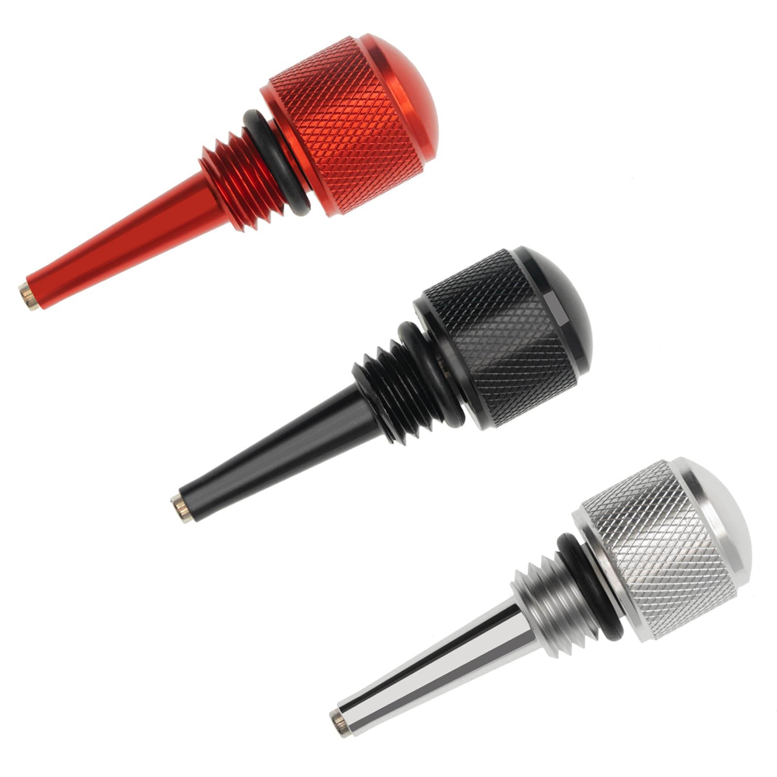 QHDSGZS Set of 3 Replacement for 55201 Magnetic Oil Dipstick for Inverter Generator with O Ring,Compatible with Predator/Wen/Yam