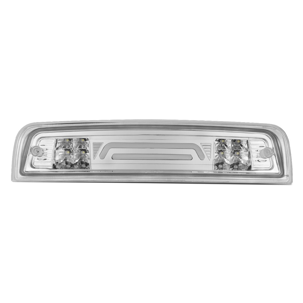 Dna Motoring 3Bl-Dram09-3D-Led-Ch Chrome Housing 3D Led High Mount 3Rd Third Brake Light [Compatible With 09-17 Dodge Ram 1500/1