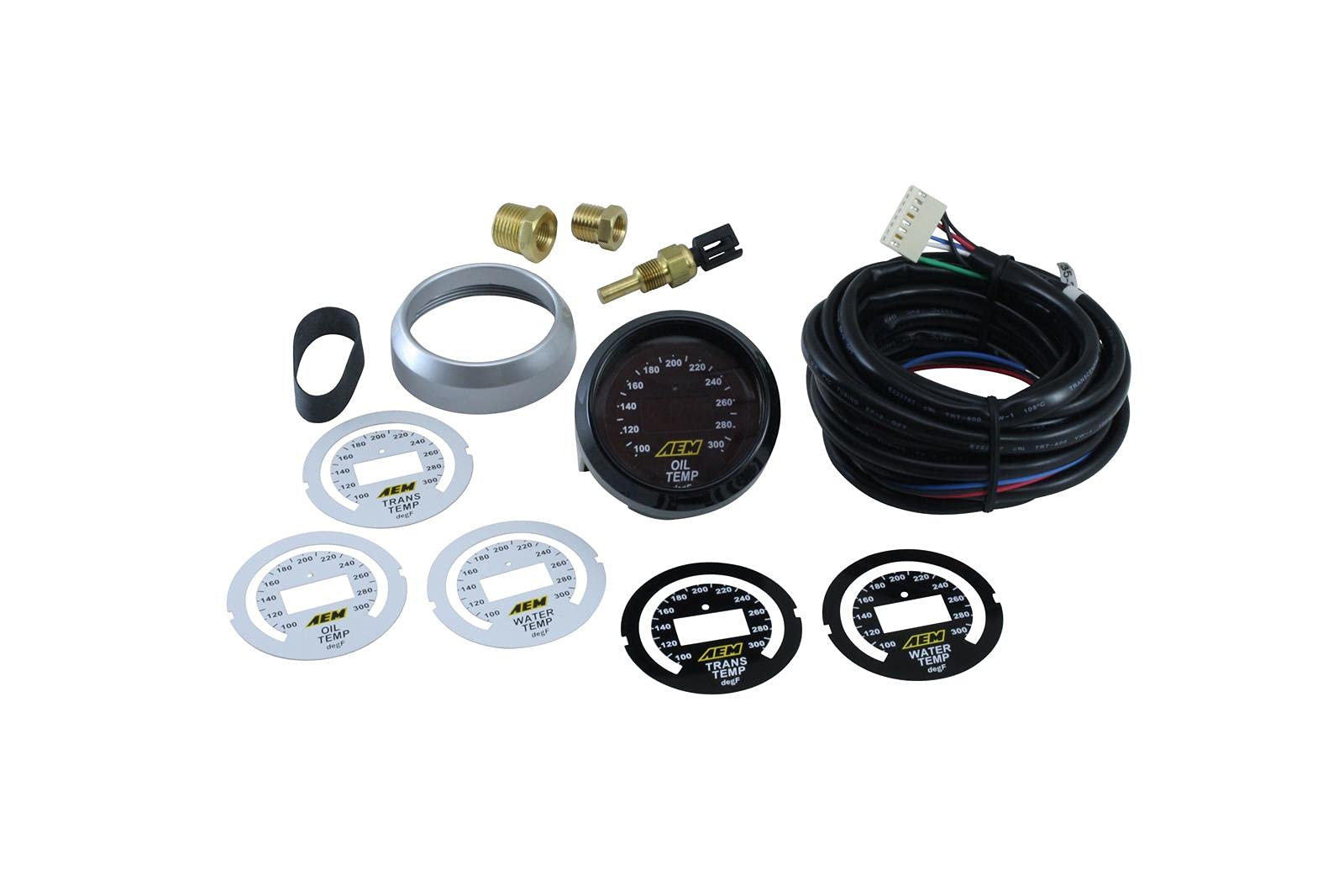 Aem 30-4402 100-300F Oil, Transmission Or Water Temperature Gauge