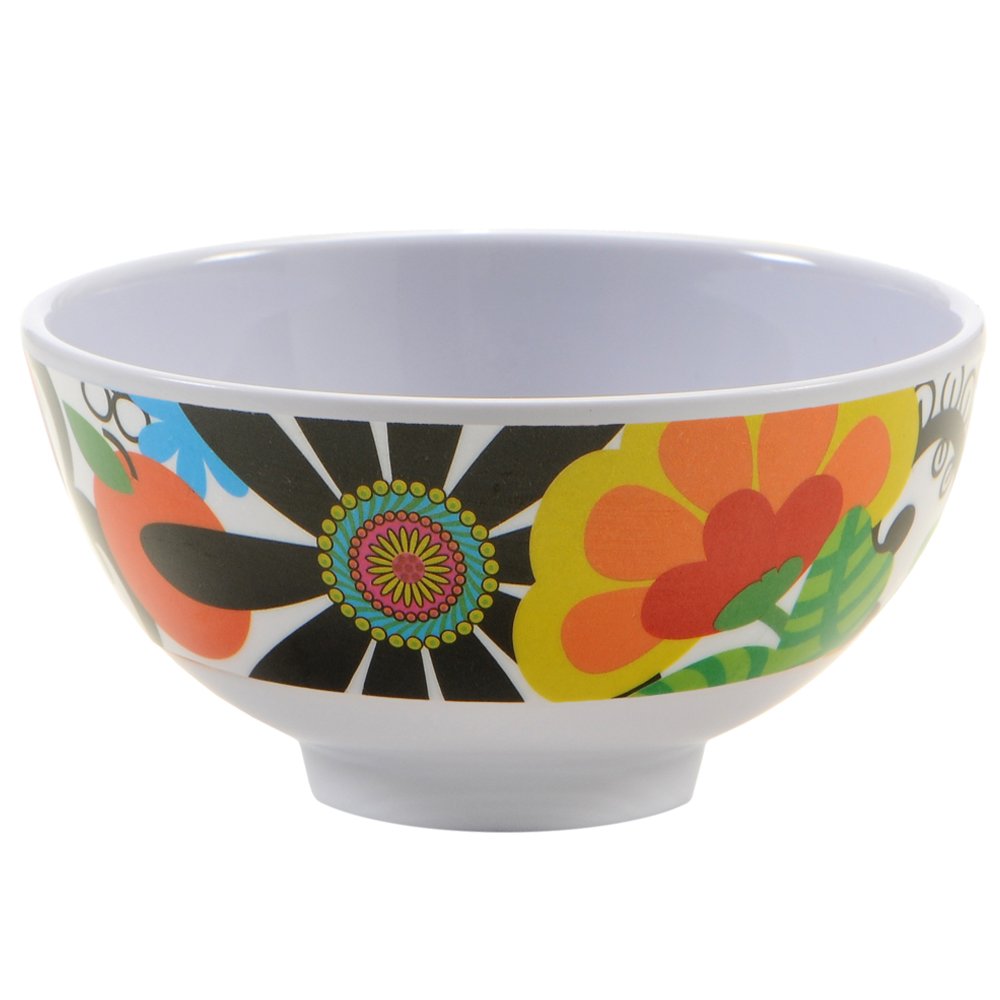 French Bull Melamine Mini Bowl, 4-Piece Set, 10 Fluid Ounces, Small Serving Bowl - Snack, Condiment, Dip, Dessert, Ice Cream - S