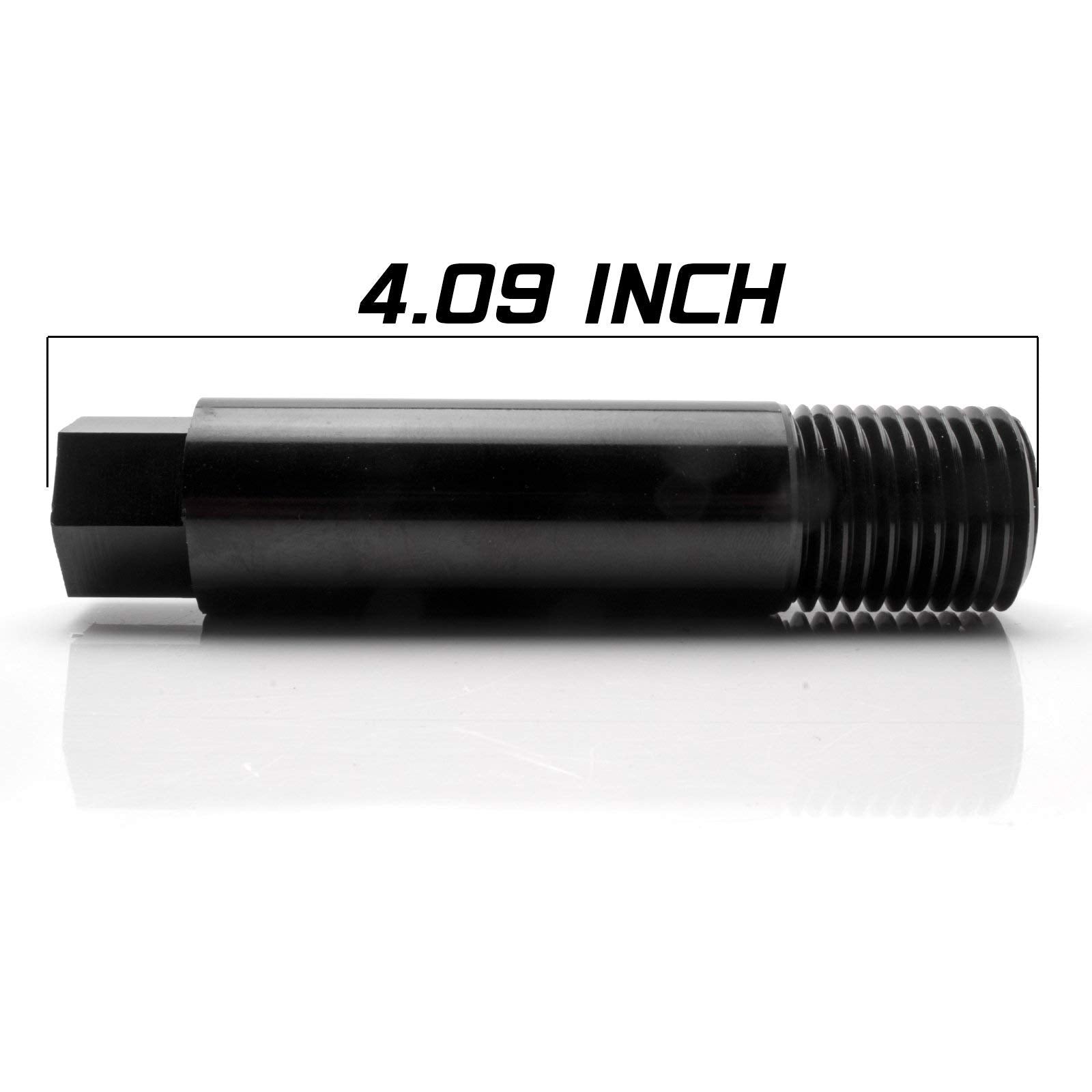 Xotic Tech Tow Hook License Plate Screw On Mount Bracket Compatible With Kia Stinger 2018-Up (Black)