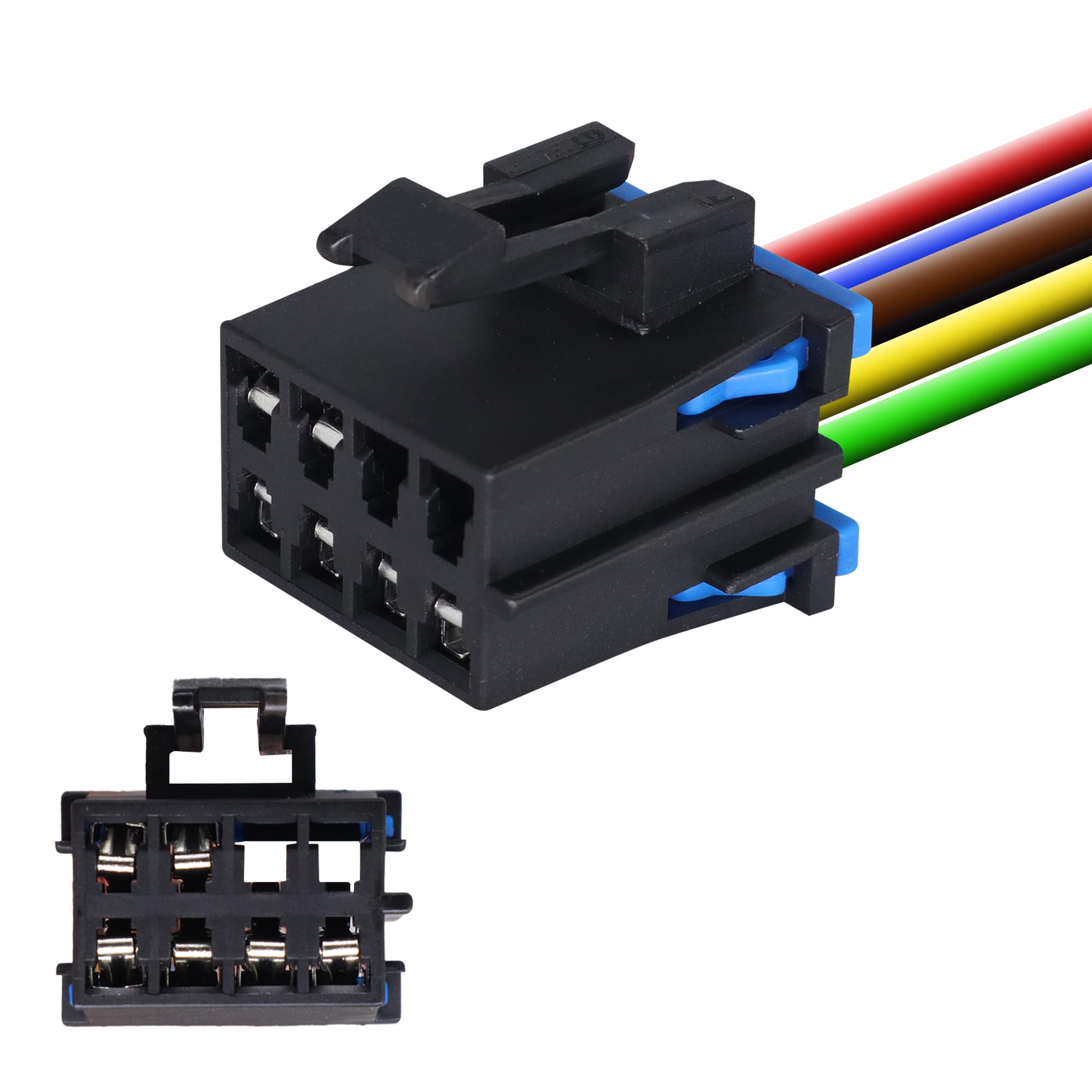 HiSport AC Heater Climate Fan Speed Control Wire Harness Connectors Pigtail PT1346 15306189 969907 Replacement for Chevy Tahoe S