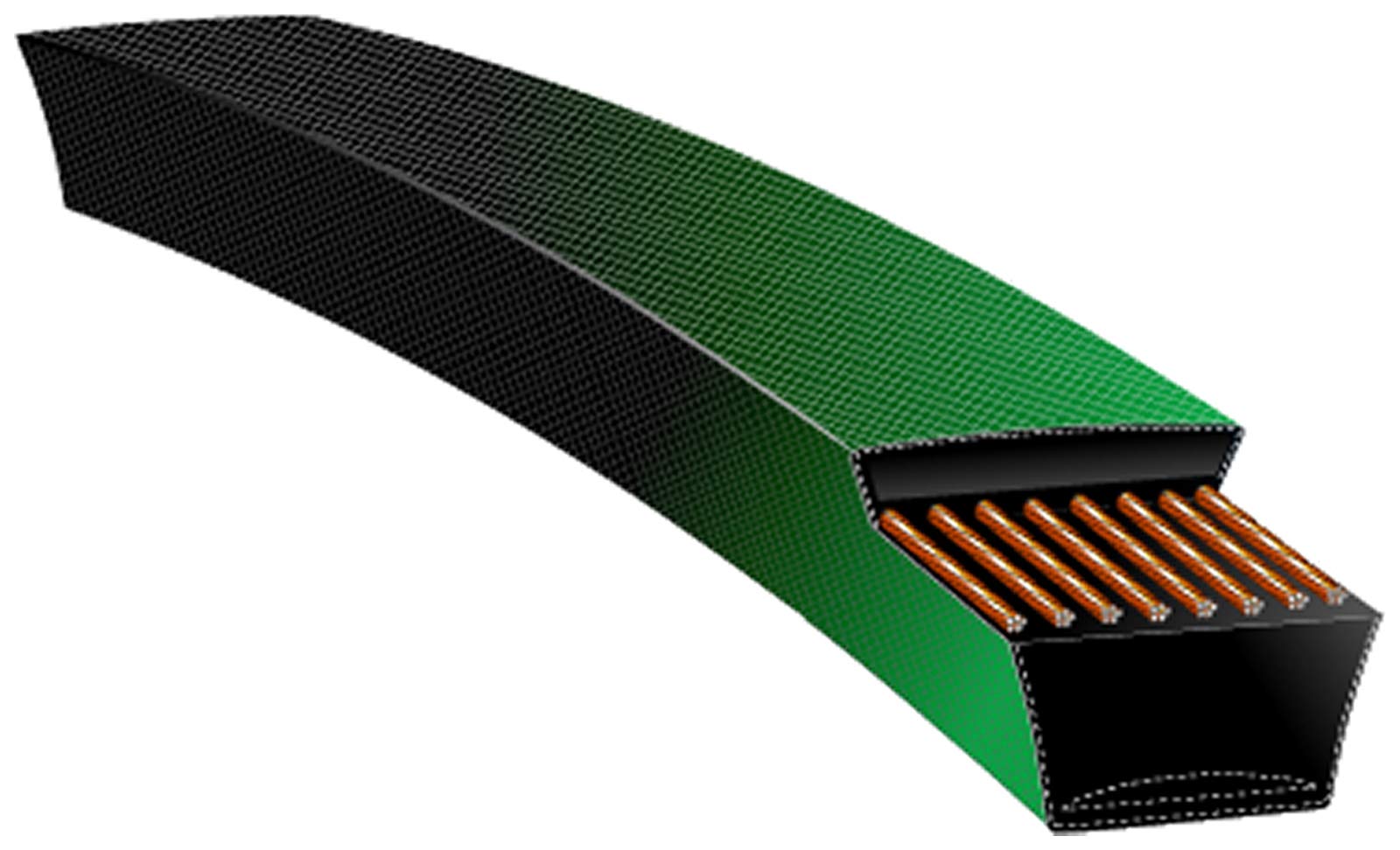 Gates 6840 Powerated Fhp Medium Horse-Power V-Belt, Black
