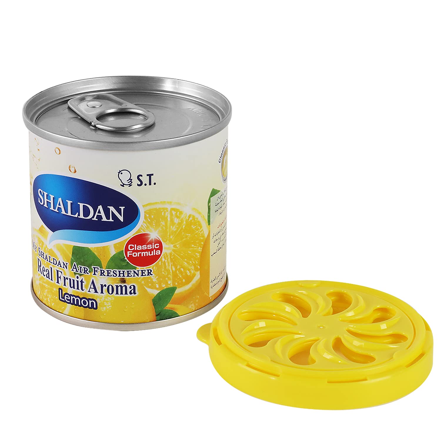 Auto Dynasty My Shaldan Limonene Gel Air Freshener, Lemon Scent, 80g, ABS Plastic, for Room and Car