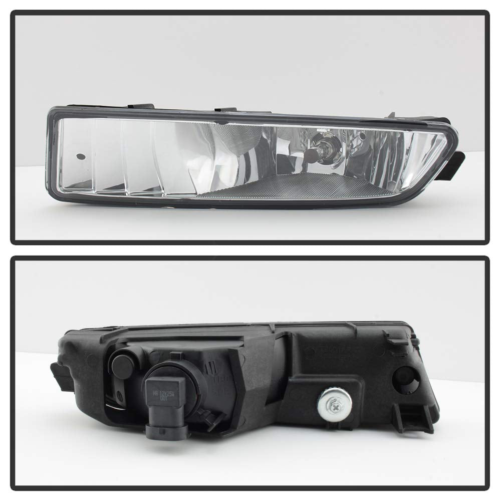 Acanii - For 2002-2003 Acura Tl Bumper Fog Lights Assembly Driving Lamps+Bulbs Aftermarket Pair Driver & Passenger Side