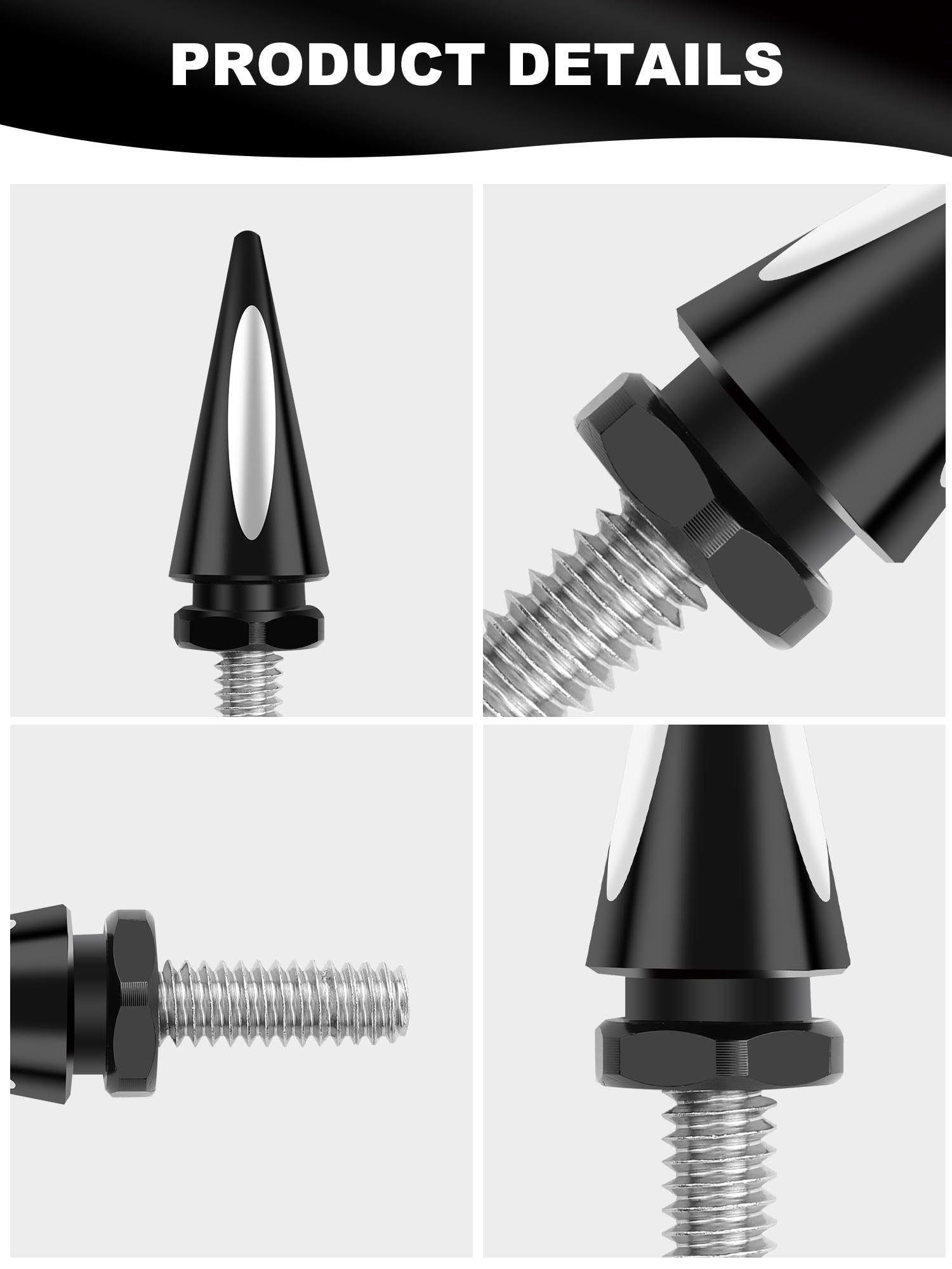 AILMOTO Motorcycle Fairing Bolts, Windshield Bolts, Windscreen Screws Compatible for Harley Davidson Street Glide Ultra Limited