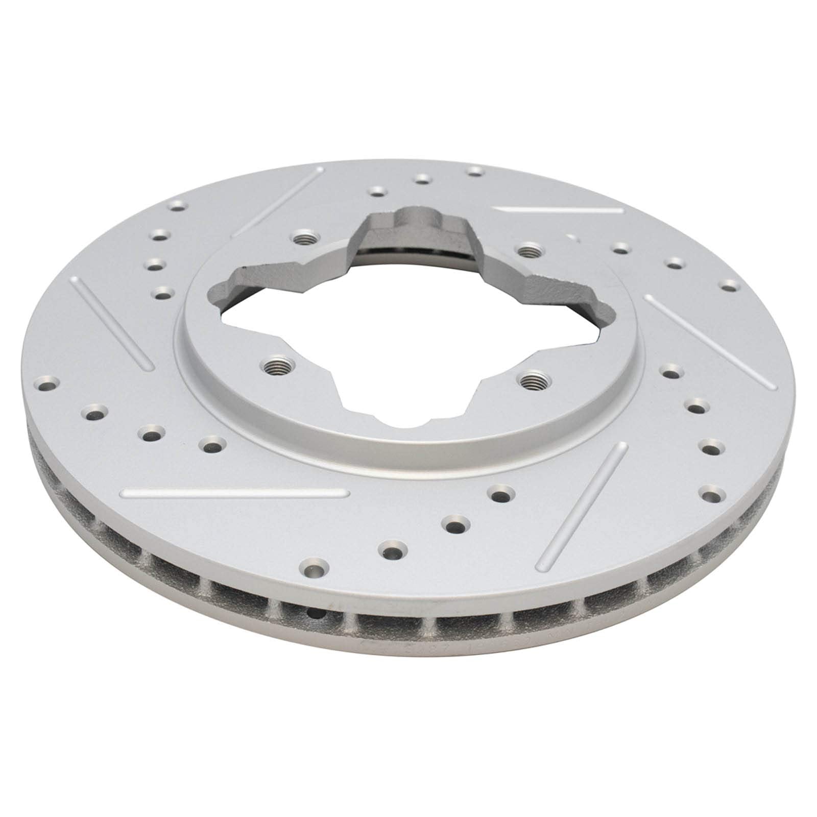 Trq Front Performance Brake Rotors Set Premium G-Coated Cross Drilled & Slotted Compatible With 1997 Acura Cl 1990-1997 Honda Ac