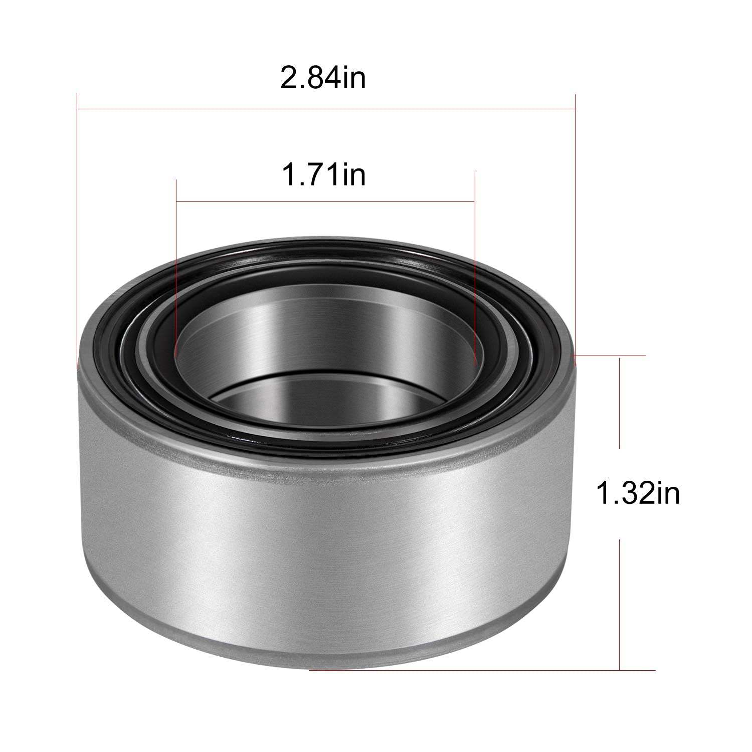 Front and Rear Wheel Bearings for Polaris RZR 900 1000 4 S XP XC Turbo Most Models, Replaces Polaris Part # 3514822 3514699 4PCS