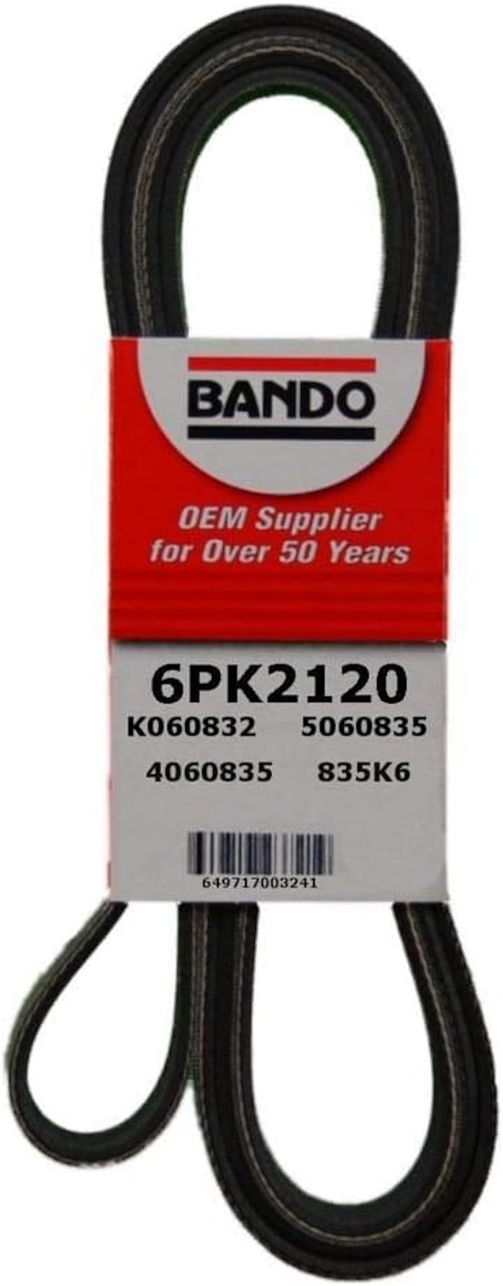 Bando USA 6PK2120 OEM Quality Serpentine Belt