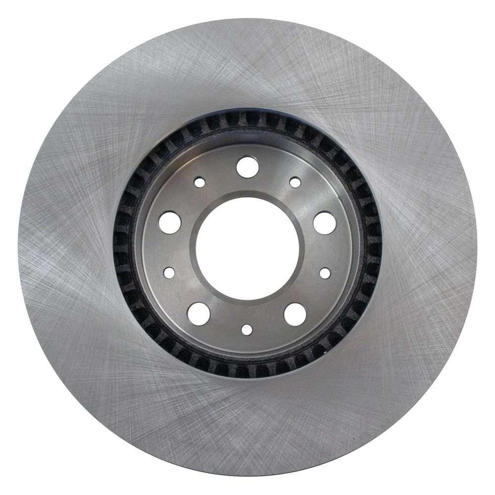 Trq Front Brake Rotors Set Vented Compatible With 1994-1997 Volvo 850 1995-1997 960 1998-2004 C70 1998-2000 S70 1997-1998 S90 V7