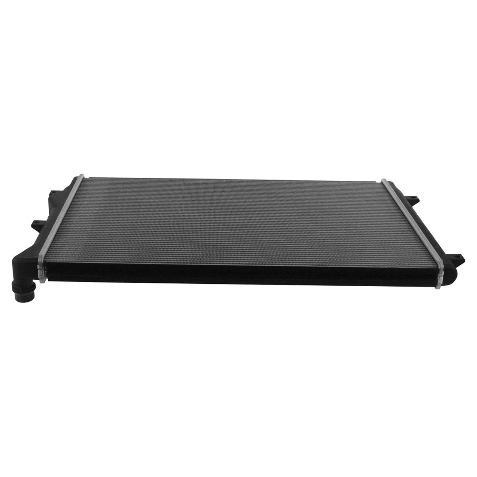Trq Radiator Assembly Aluminum Compatible With 09-13 Audi A3 10-13 A3 Quattro 10-15 Tt Quattro 12-15 Volkswagen Beetle 09-17 Cc