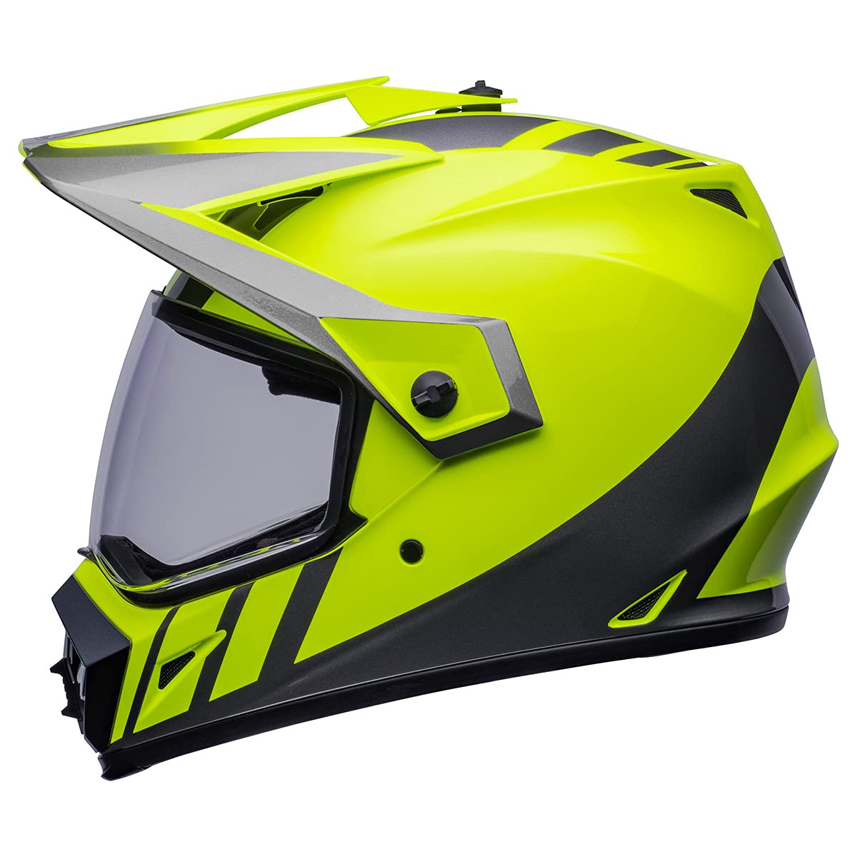 Bell Mx-9 Adventure Mips Helmet (Dash Hi-Viz Yellow/Gray - Small)