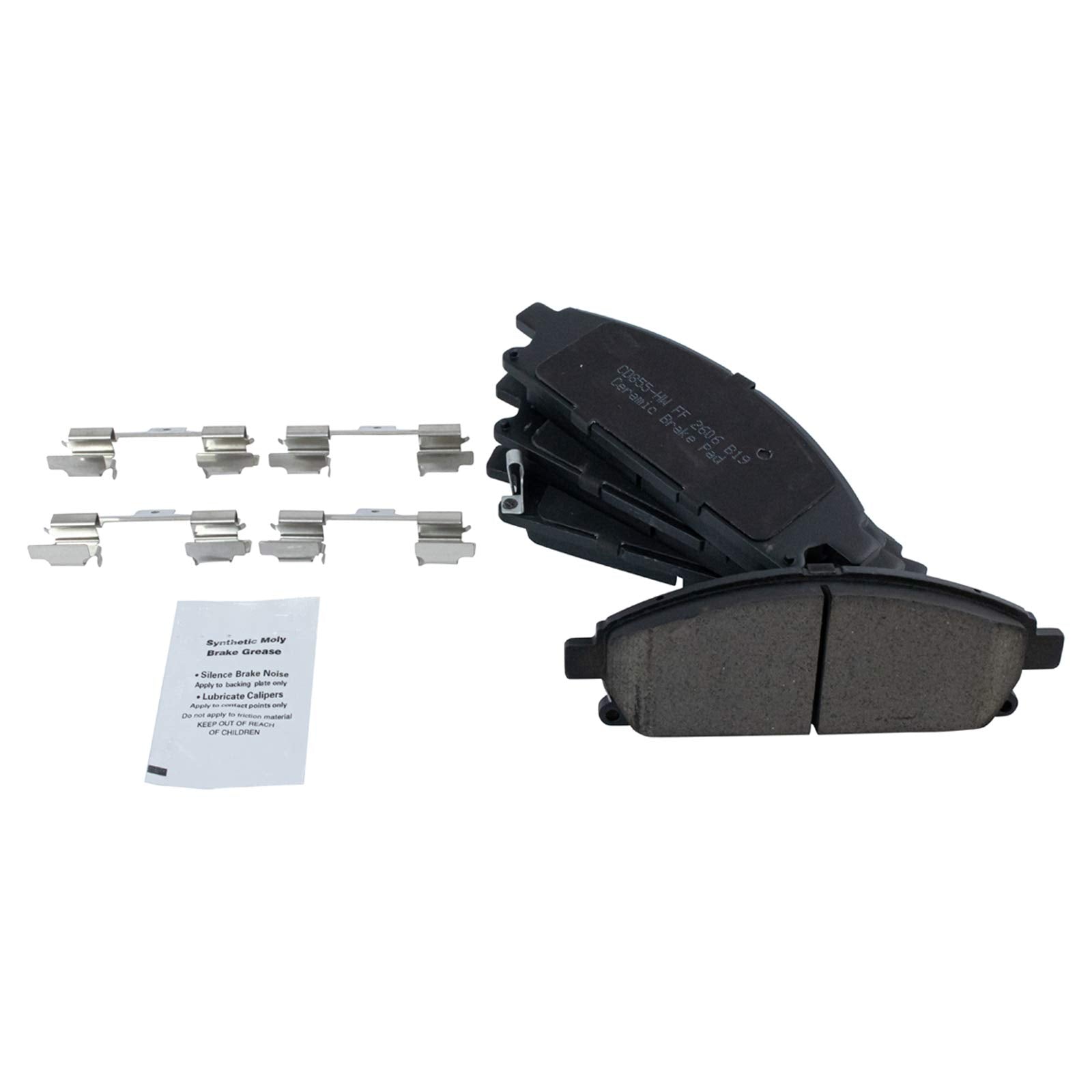 Trq Front Brake Pad & Rotor Kit Brake Pads Brake Rotor Ceramic Compatible With 1998-2003 Infiniti Qx4 1999-2004 Nissan Pathfinde