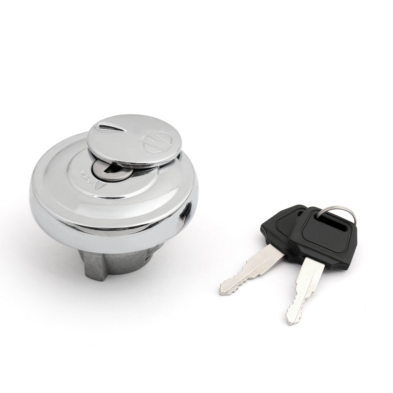 Areyourshop Fuel Gas Tank Cap With Keys For Yamaha Xvs125 Drag Star 2000-04, Xvs250/Drag Star 250/V-Star 250 2000-12, Xv1700 Roa
