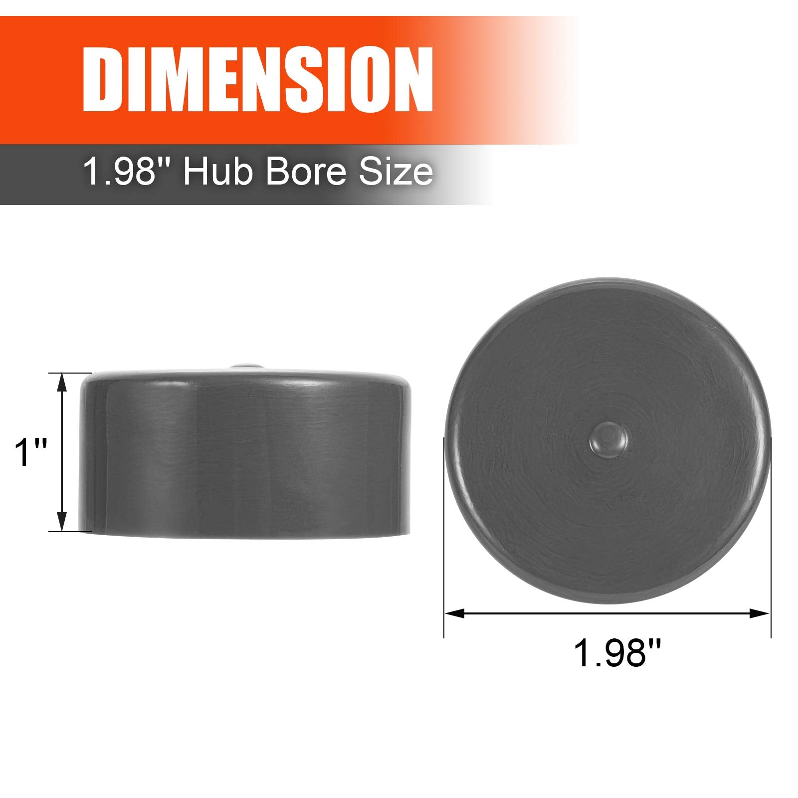 Czc Auto Bearing Protector Bras 1.98 Inch Rubber Caps Dust Covers Replacement For Bearing Partner Bra For Trailer Boat Wheel, 2