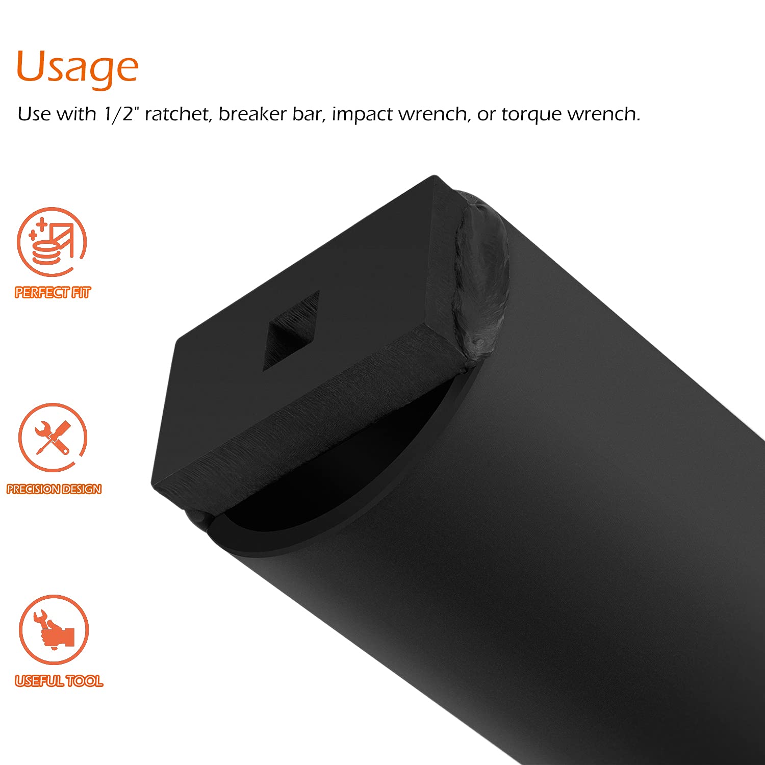 Yoursme Bravo 3 Prop Nut Socket Tool Propeller Wrench Fit for Mercruiser Bravo 3 Drive Prop Nut Prop Removal Tool Replace for 80