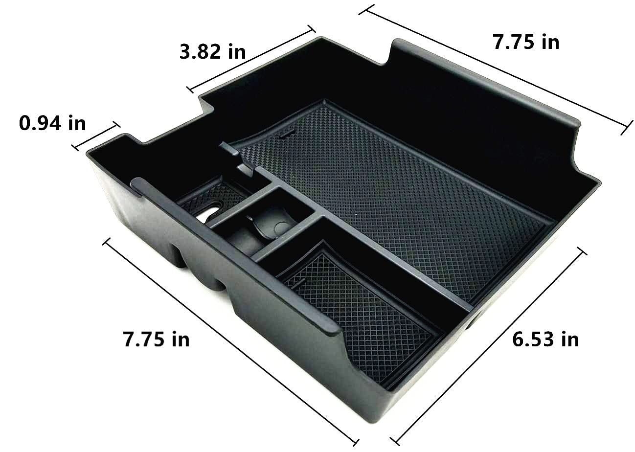 Jojomark Compatible With Ford Explorer 2012 2013 2014 2015 2016 2017 2018 2019 Center Console Tray Organizer, Armrest Secondary