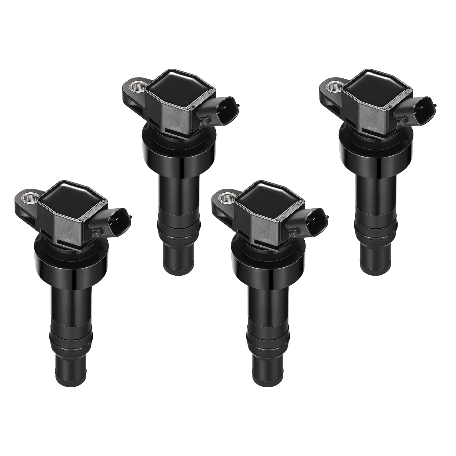 BDFHYK Ignition Coil Pack Set of 4 Compatible with Hyundai 2012-2021 Accent 2012-2017 Veloster Compatible with Kia 2012-2019 Rio